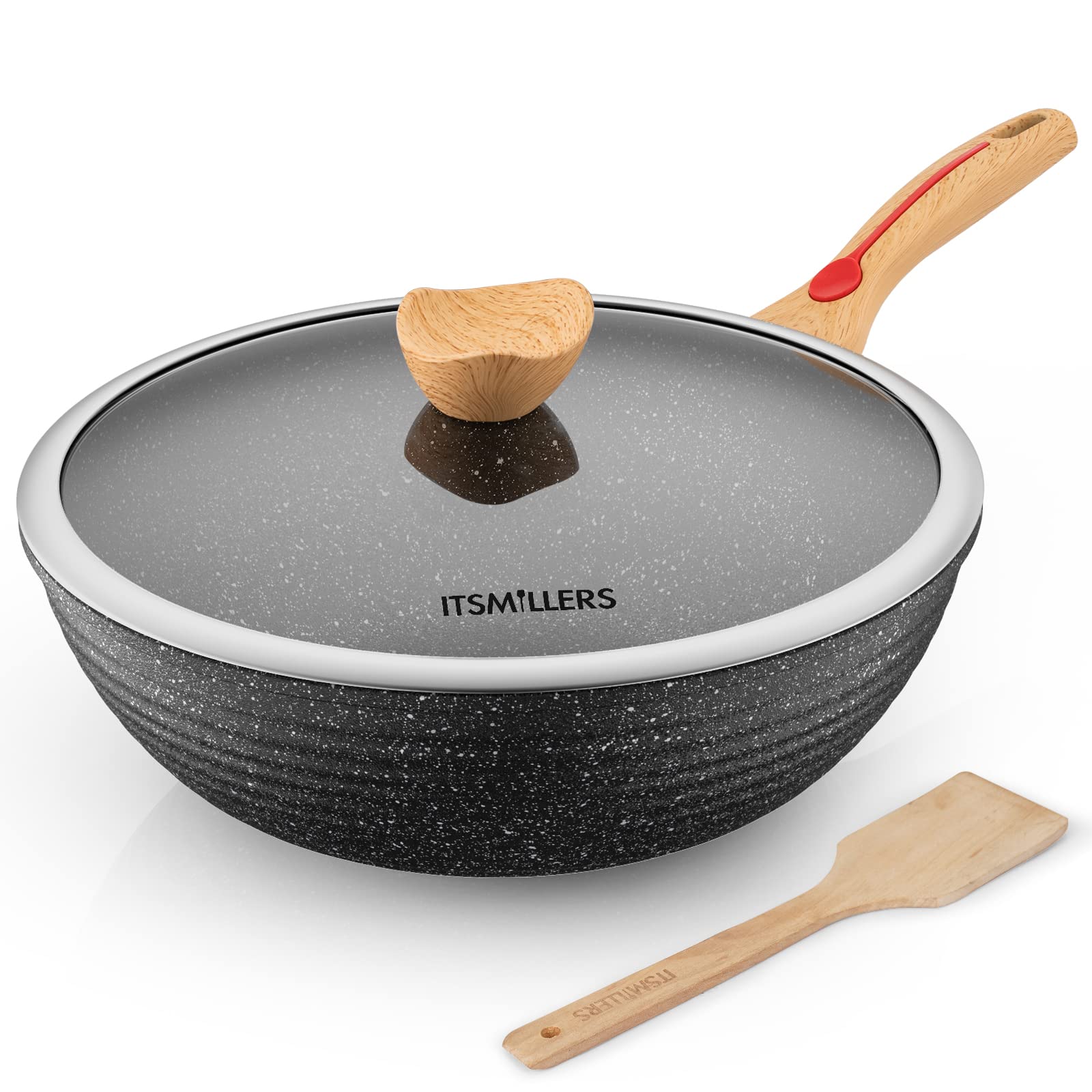 ItsMillers Die-Cast Nonstick Wok