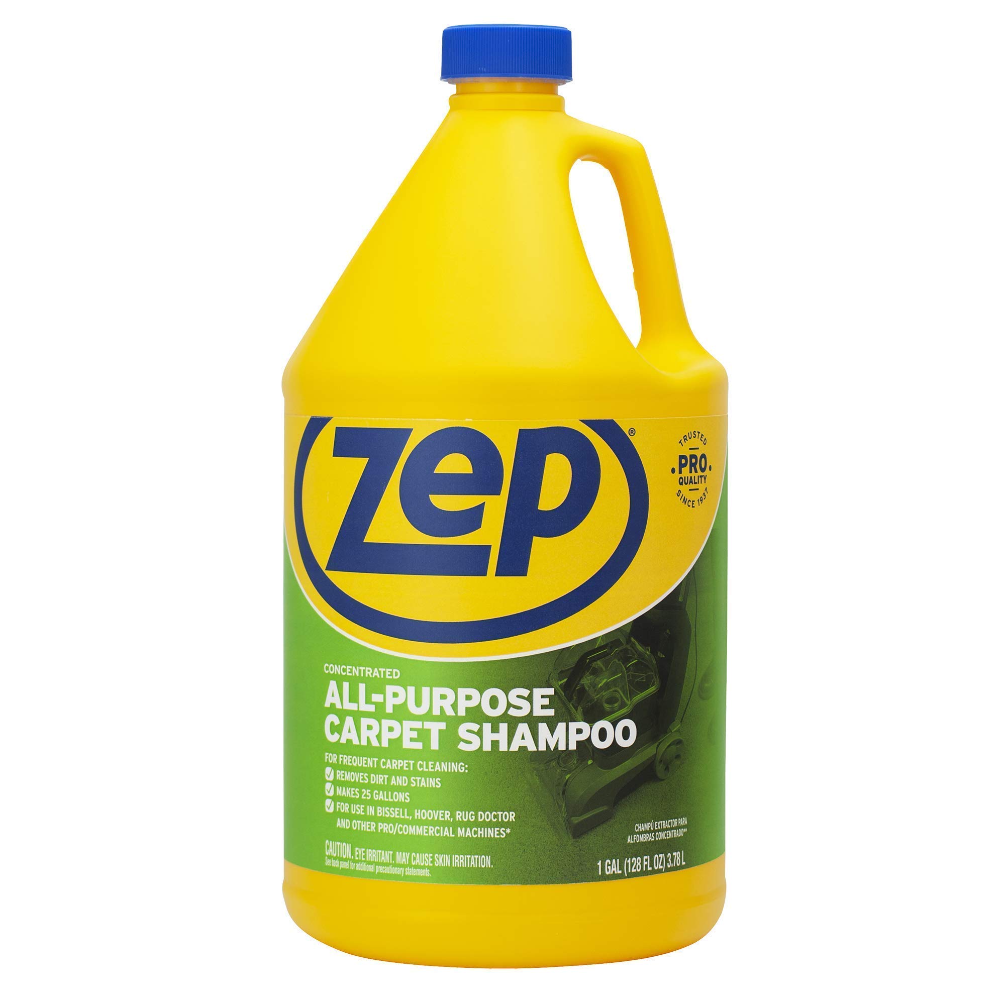 Zep All‑Purpose Carpet Shampoo Concentrate Cleaner - 1 Gallon - ZUCEC128 - Professional Formula