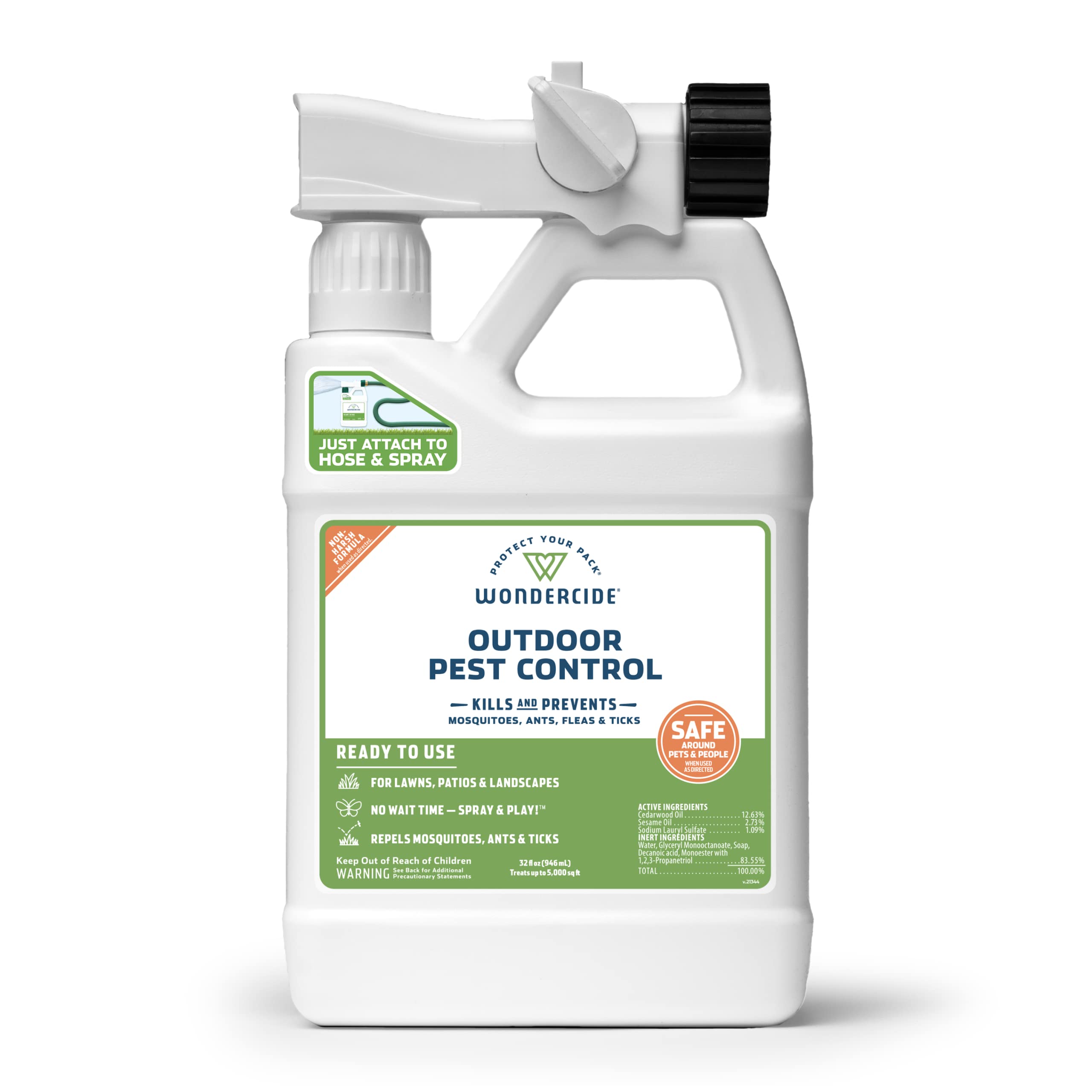 Wondercide Outdoor Pest Control Spray — 32 oz (Pack of 1)