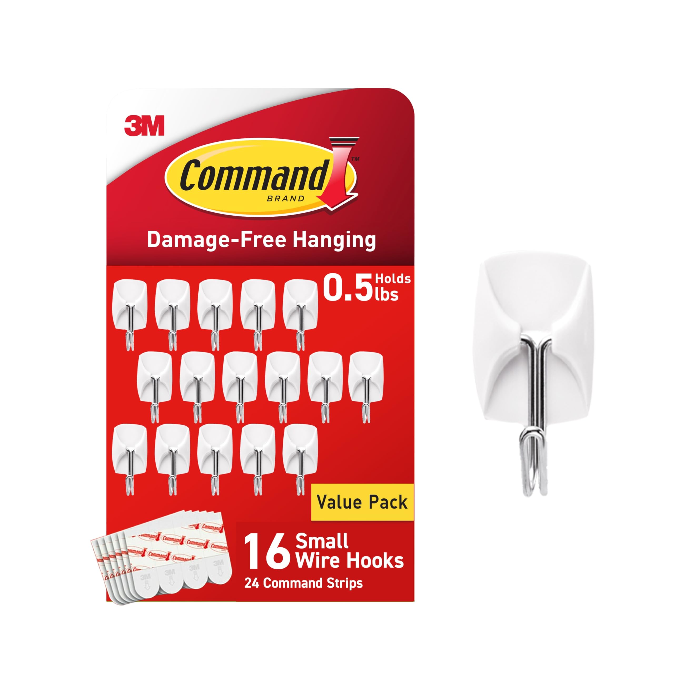 Command Small Wire Toggle Hooks