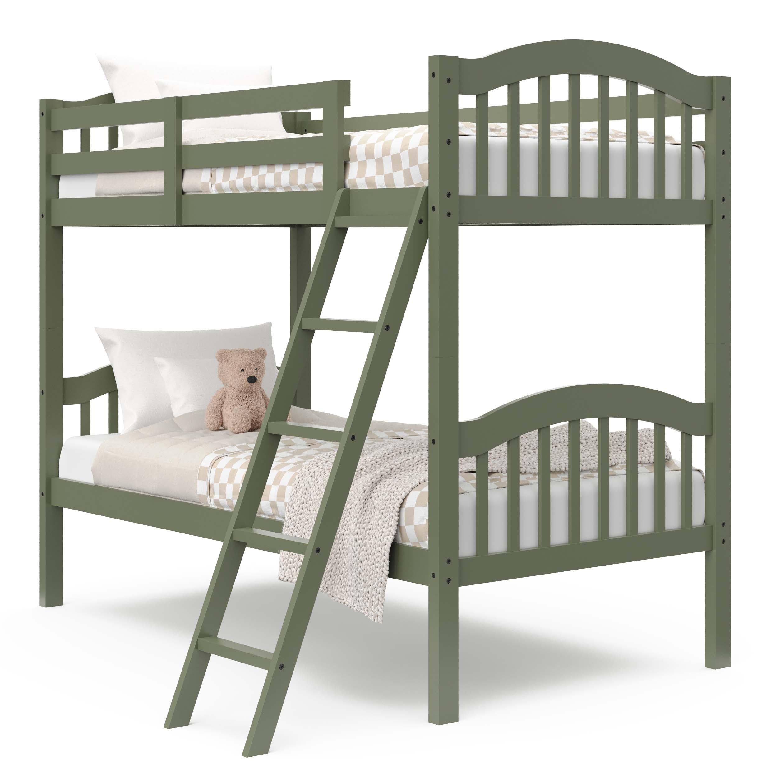 Storkcraft Long Horn Twin-Over-Twin Bunk Bed