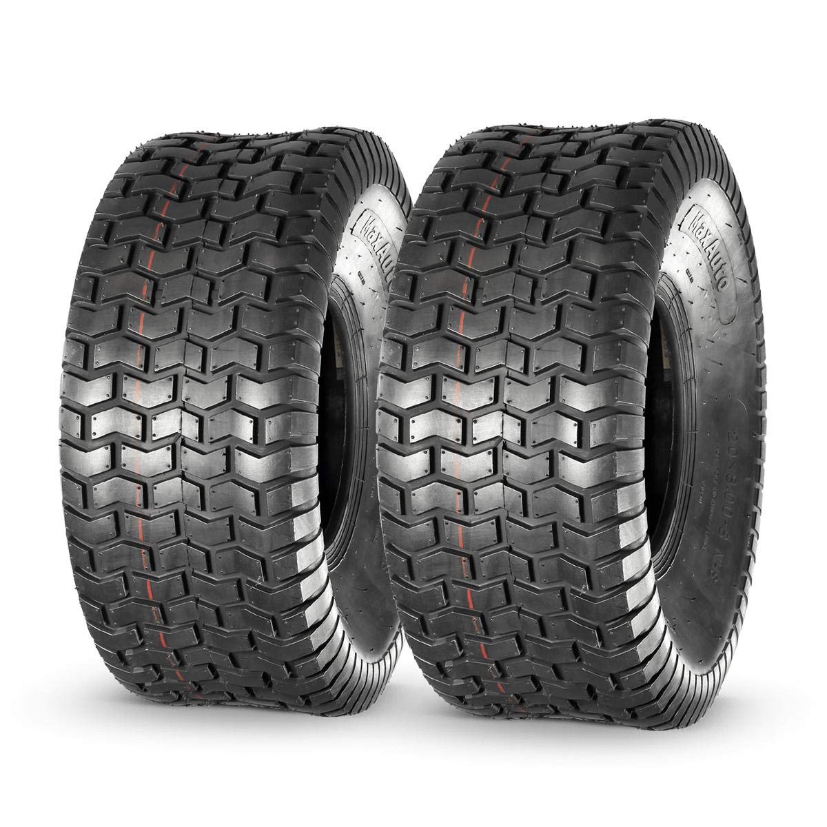 MaxAuto 20x8 Lawn Tractor Tire (Set of 2)