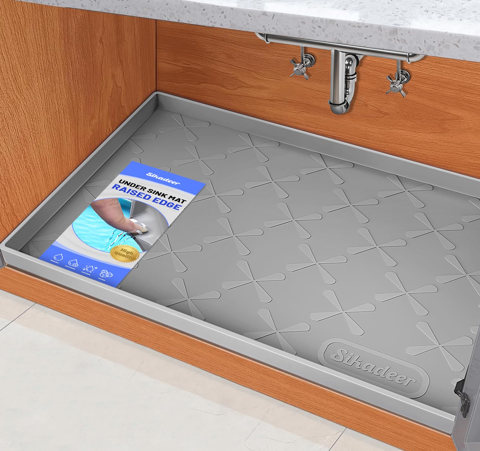 SIKADEER Silicone Under-Sink Mat