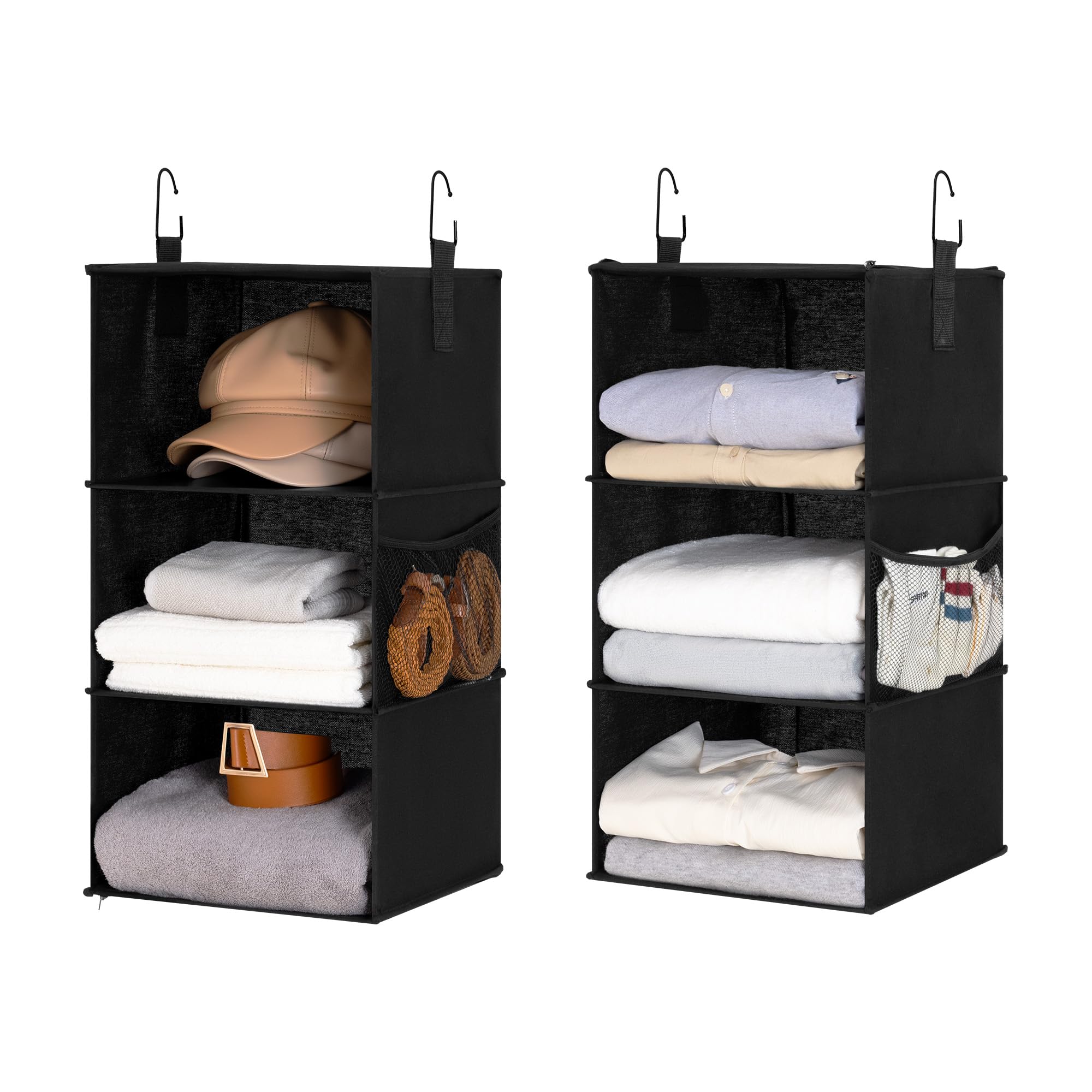 StorageWorks 6‑Shelf Hanging Closet Organizer (Convertible)