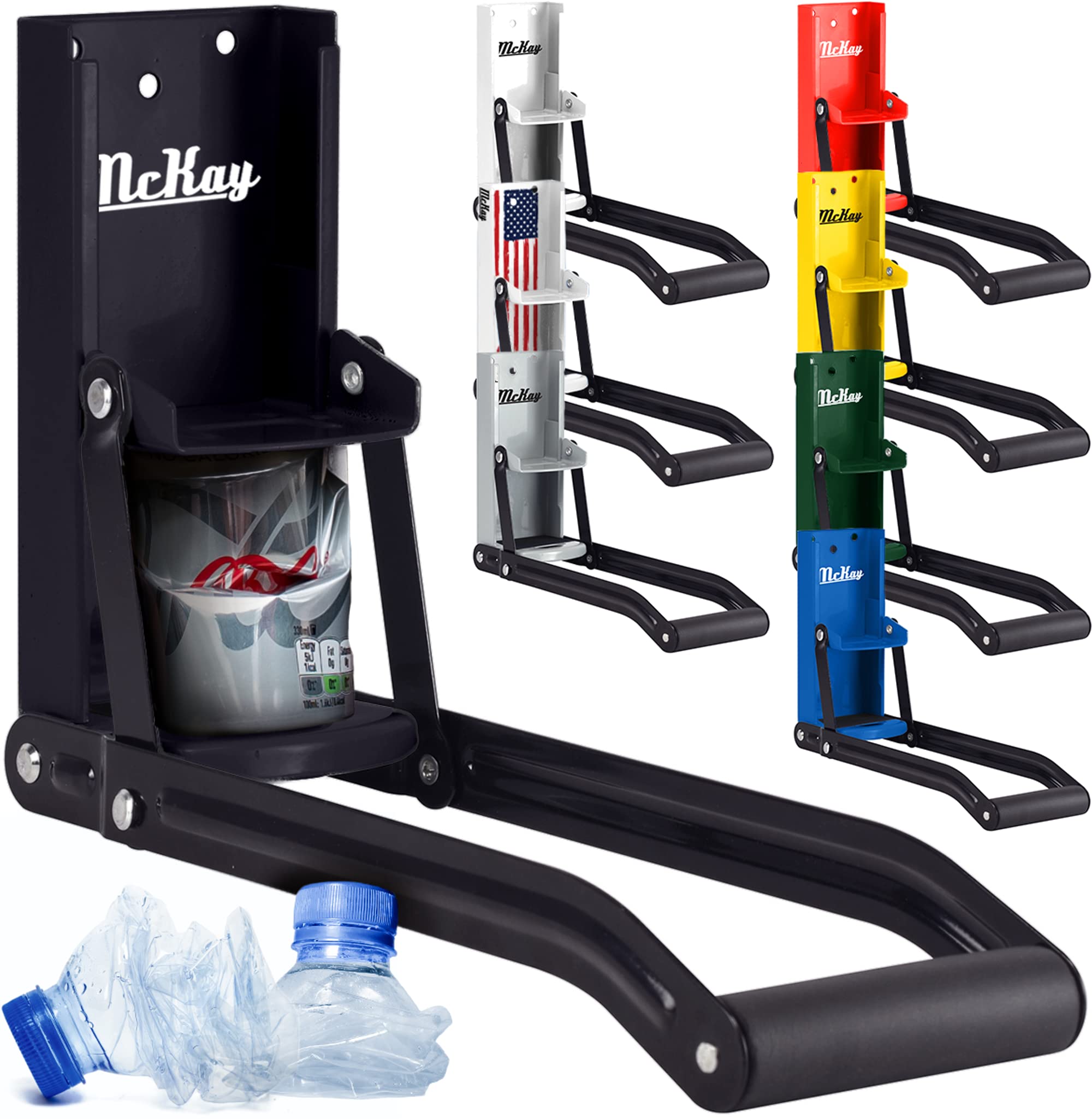 McKay 16oz Metal Wall-Mounted Can Crusher