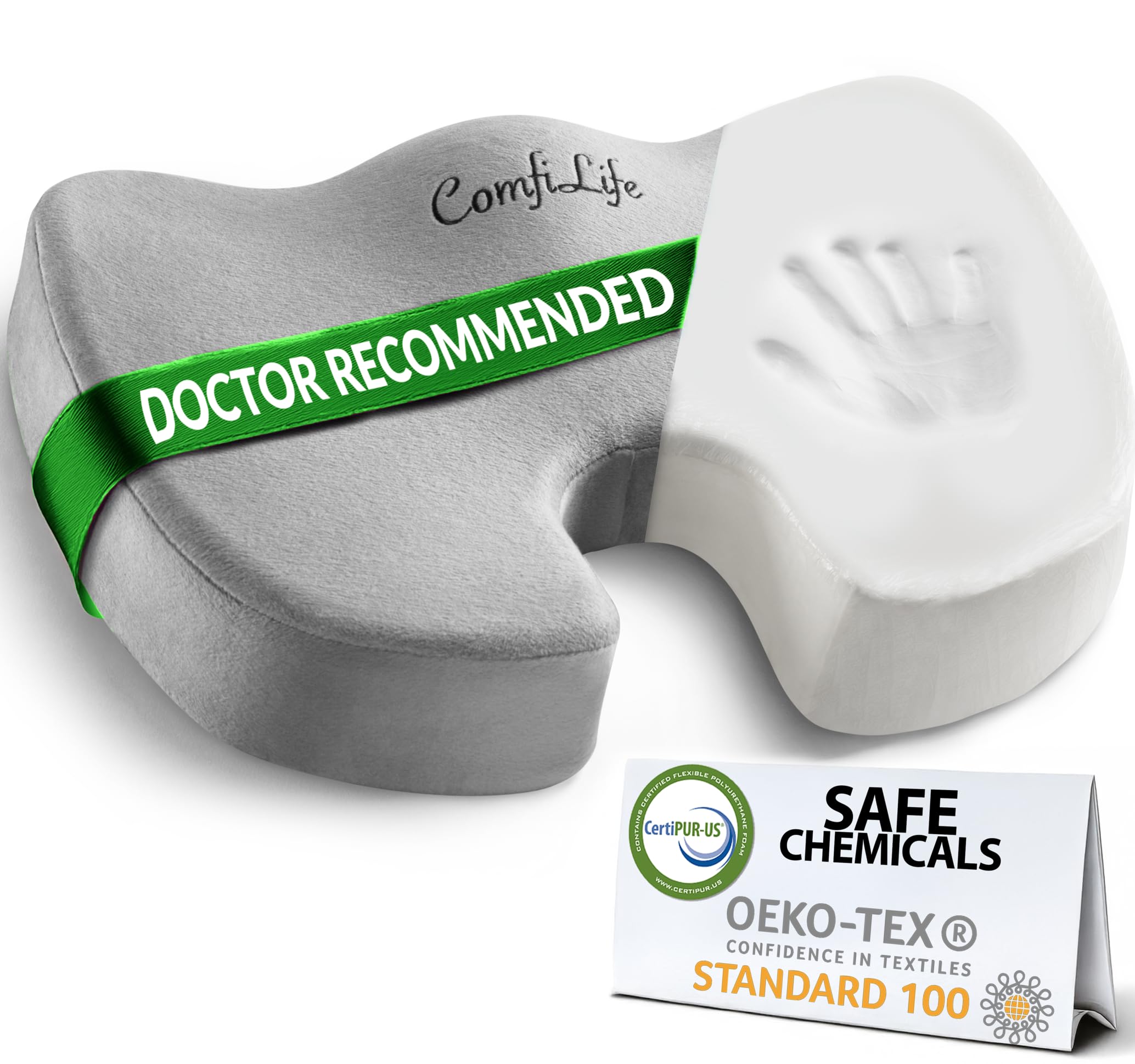 ComfiLife 100% Memory Foam Coccyx Cushion