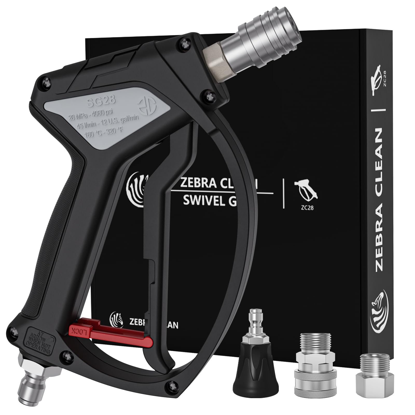 Short Swivel Pressure Washer Gun