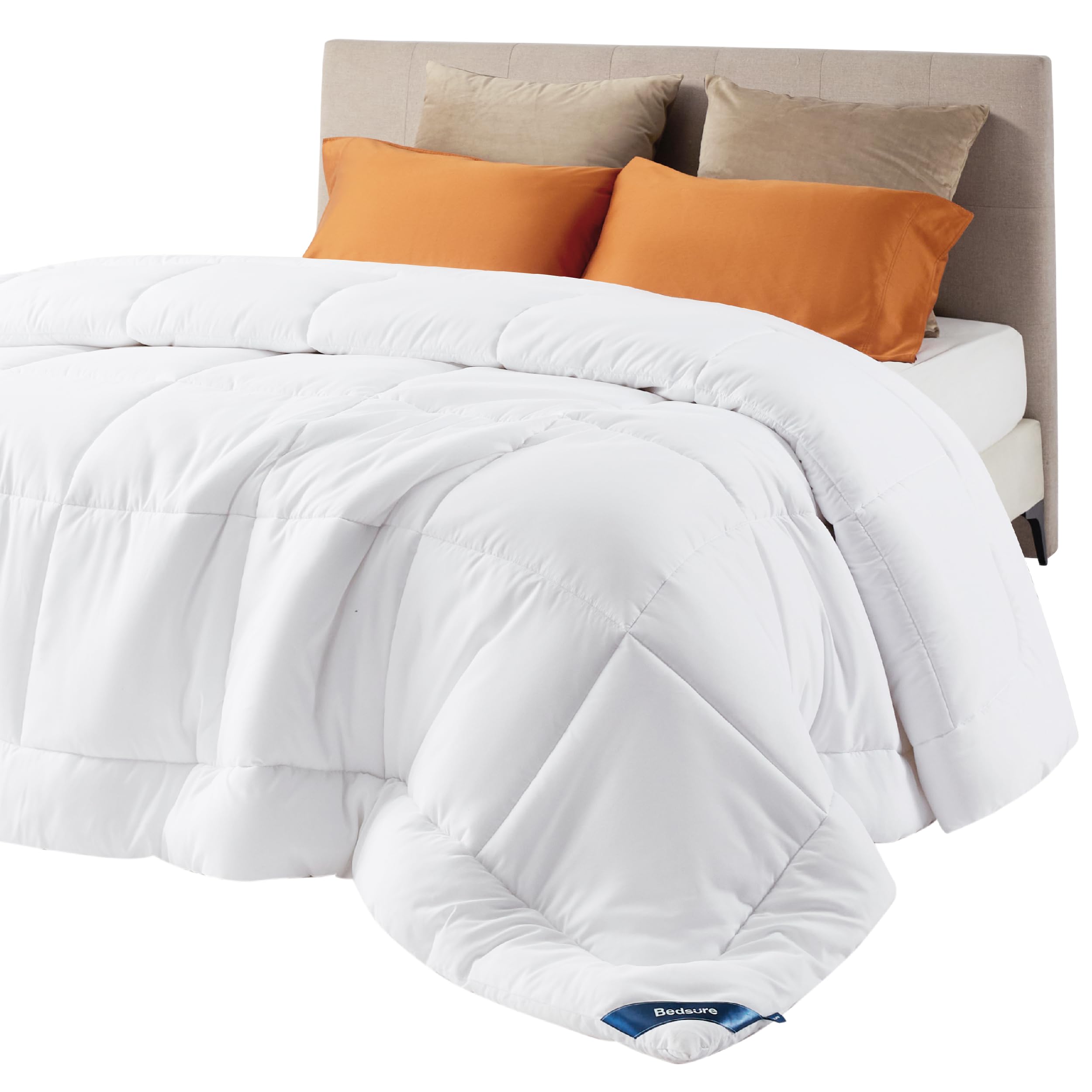 Bedsure Comforter Duvet Insert — Quilted, GentleSoft Down Alternative (Queen)