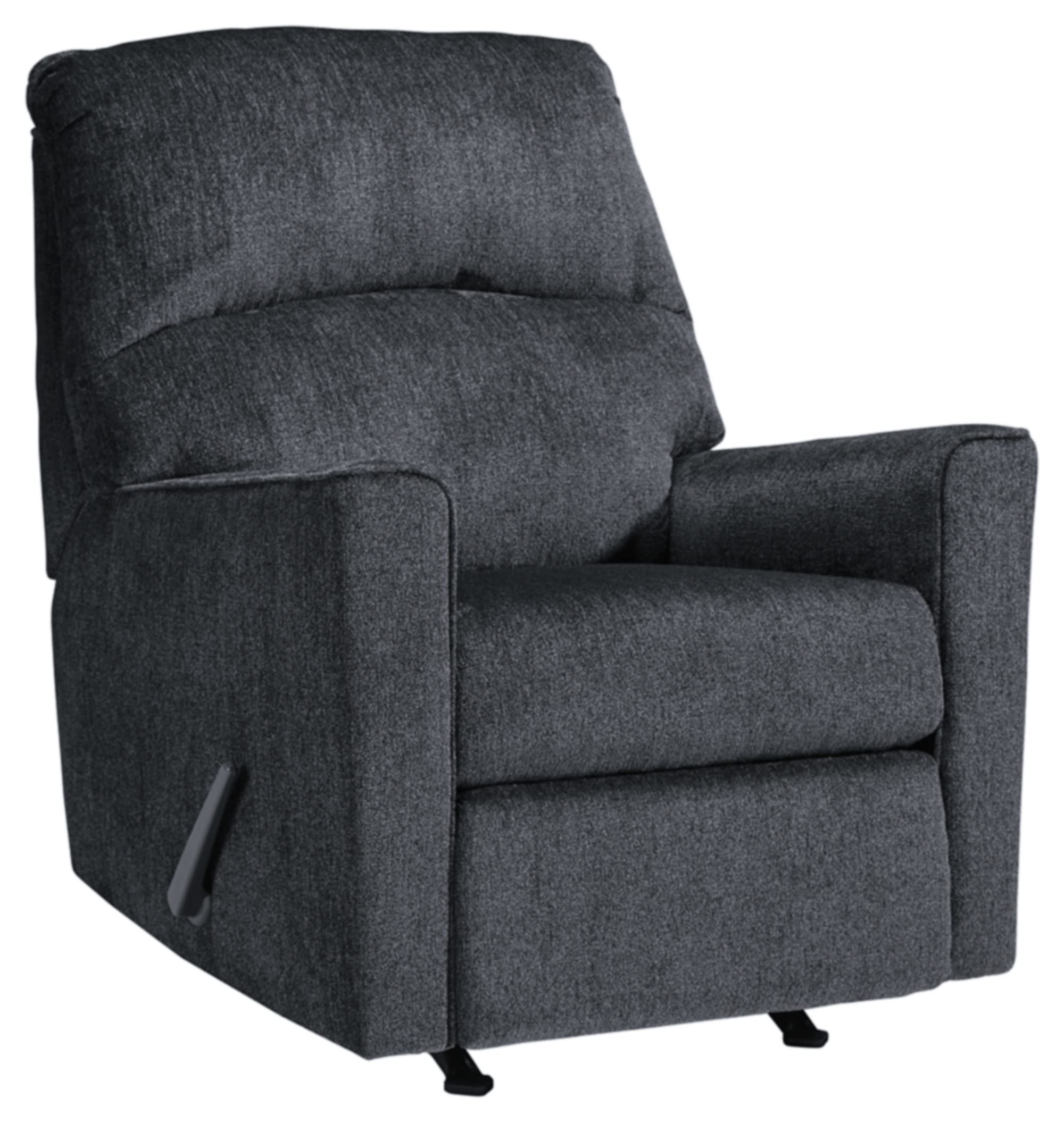 Signature Design by Ashley Altari Manual Rocker Recliner — Light Gray