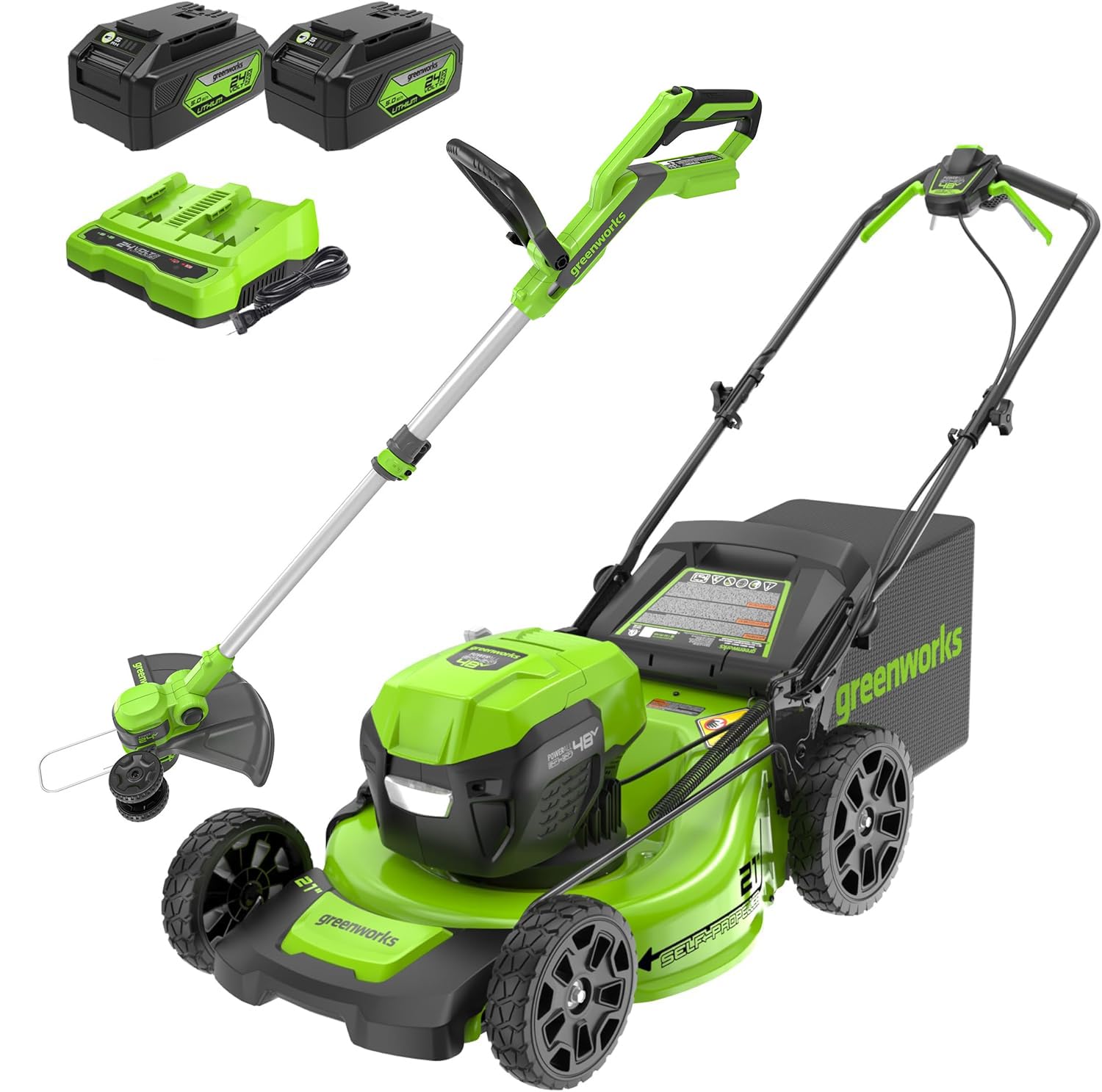 Greenworks 48V 21” Self-Propelled Mower Kit