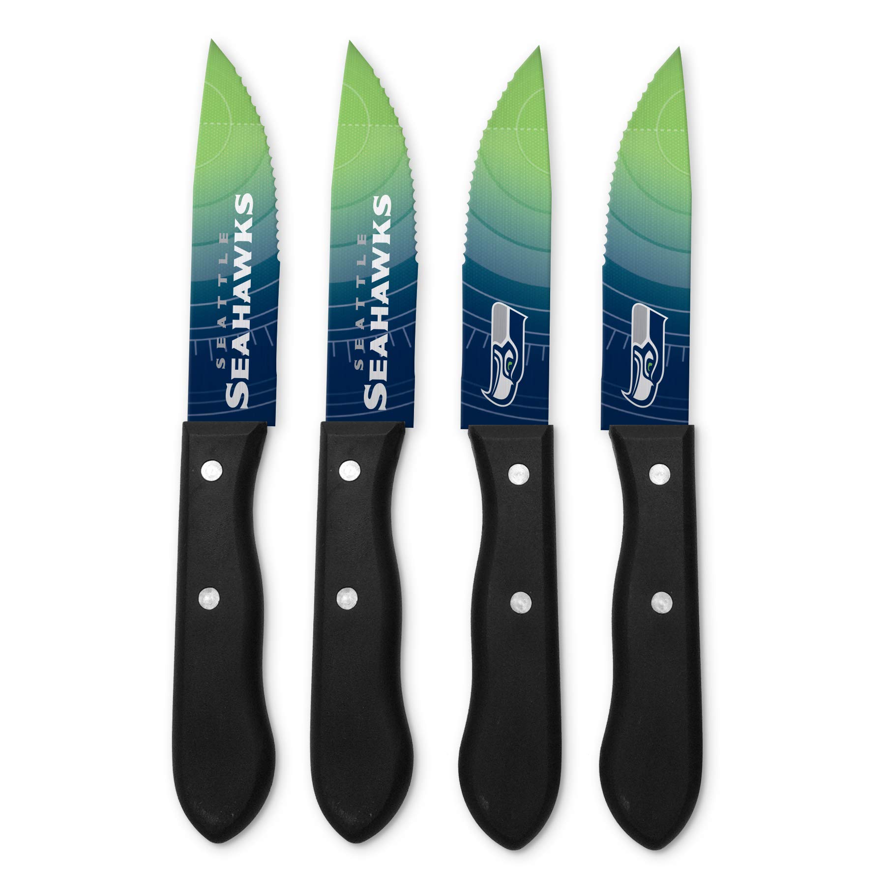 The Sports Vault NFL Steak Knives (Team Color)