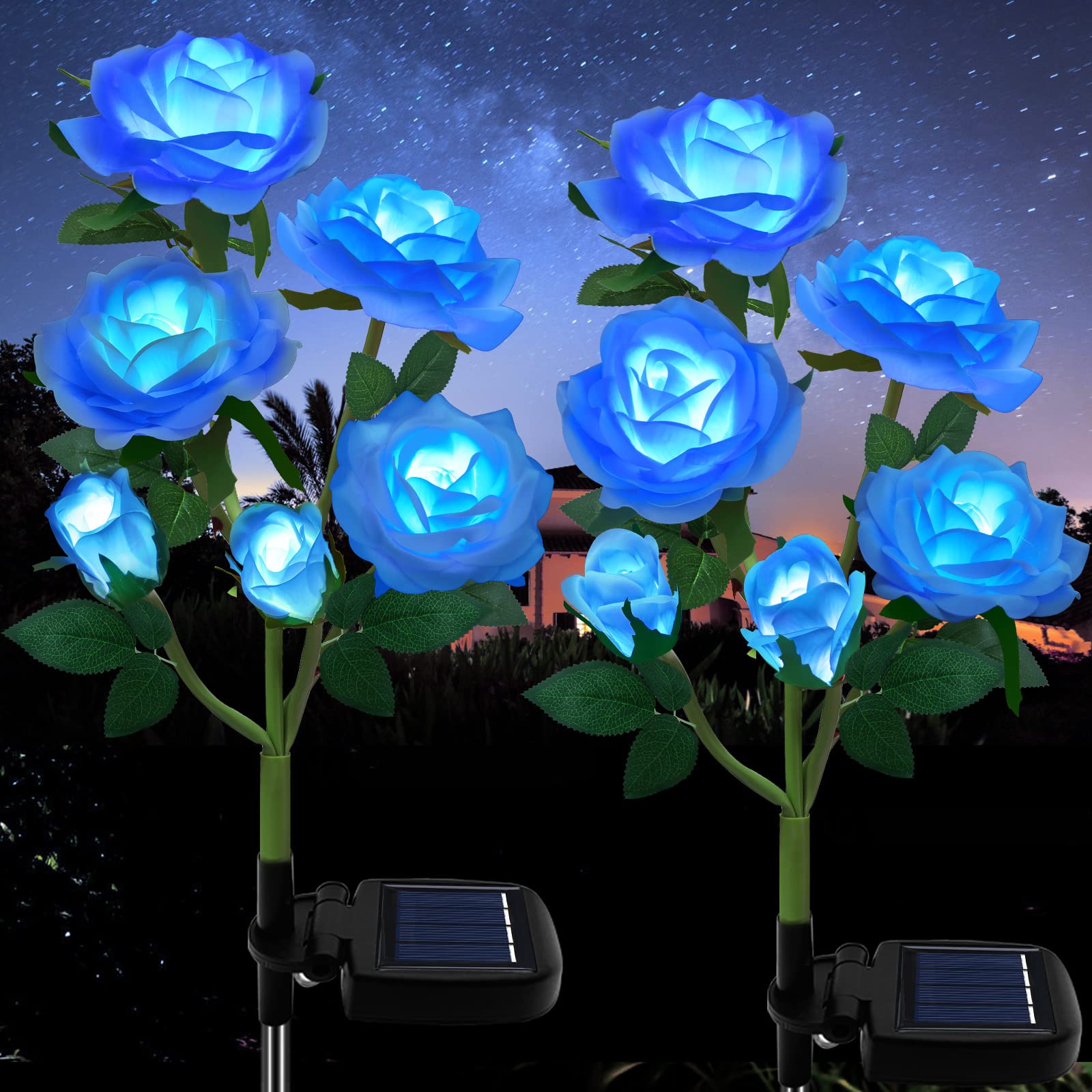 TYNLED Solar Rose Garden Stake Lights