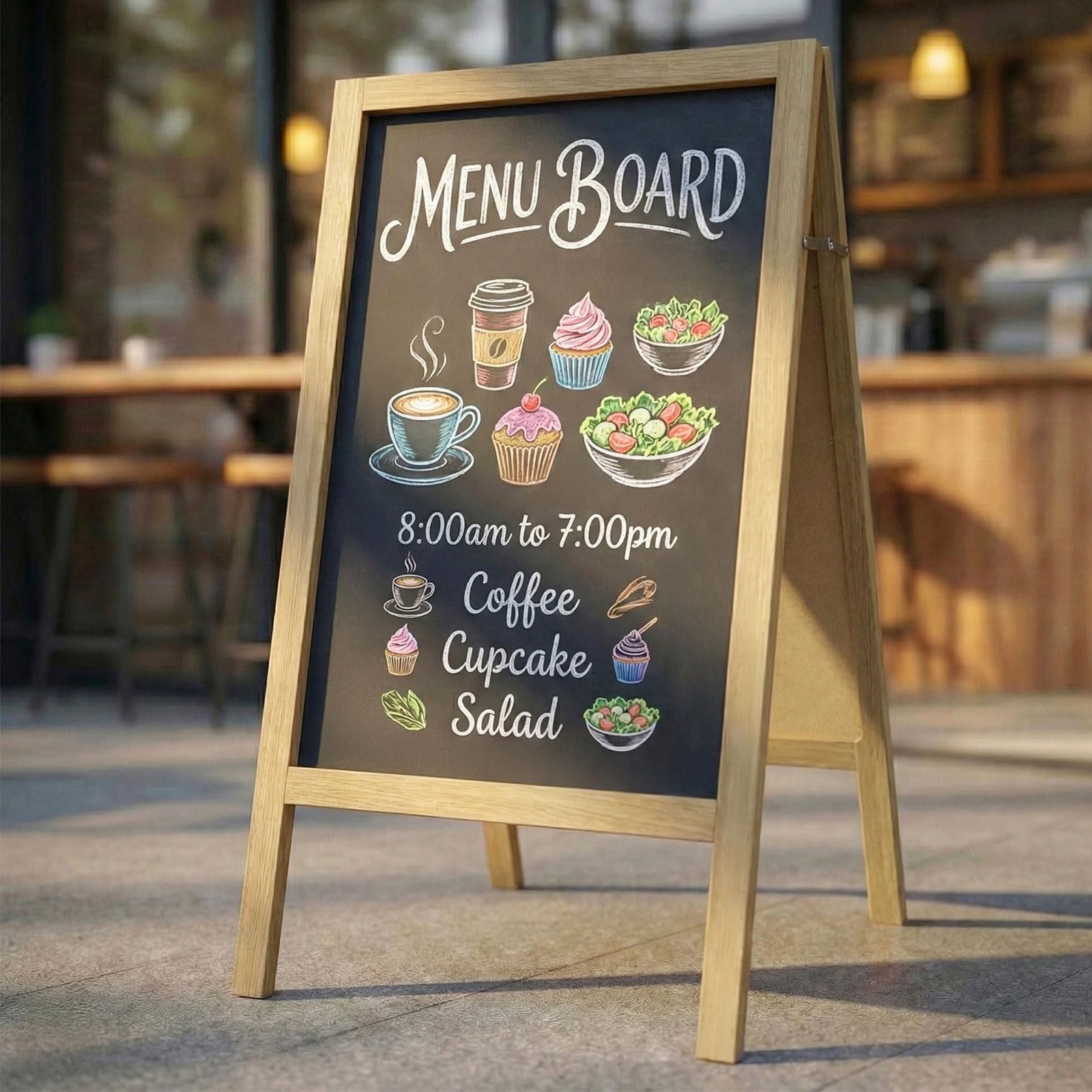 TEAKMAMA A-Frame Chalkboard
