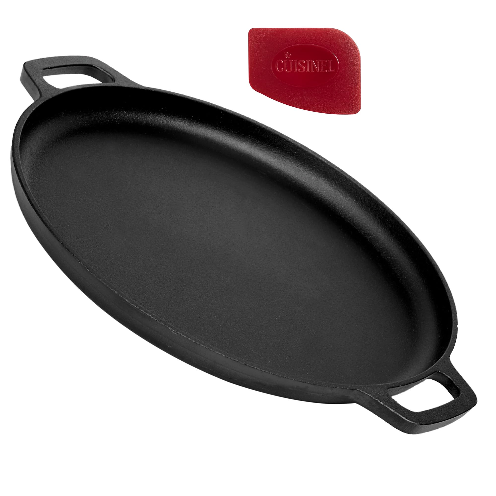 Cuisinel Cast Iron Pizza Pan 13.5-inch