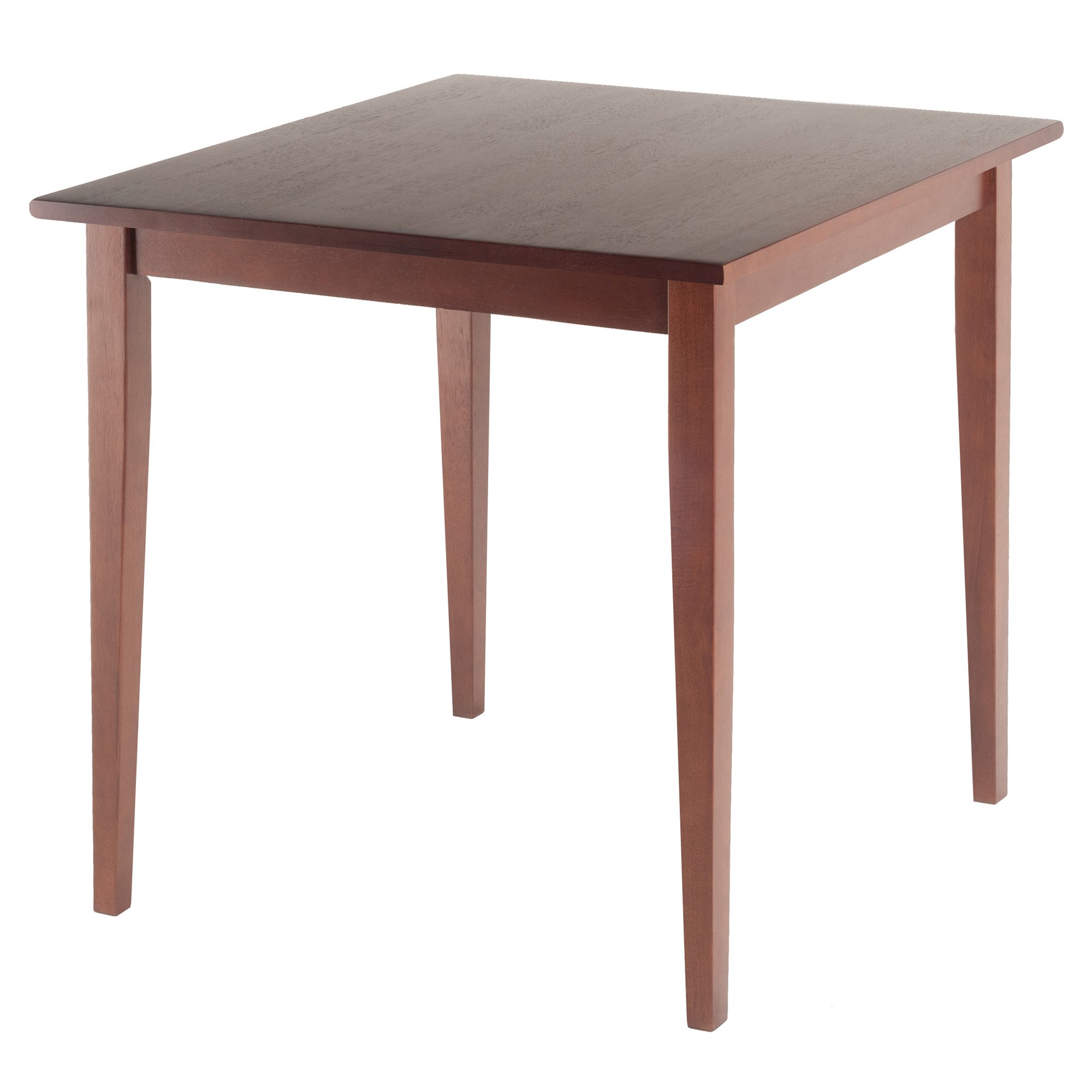 Winsome Groveland Wooden Square Dining Table — Walnut