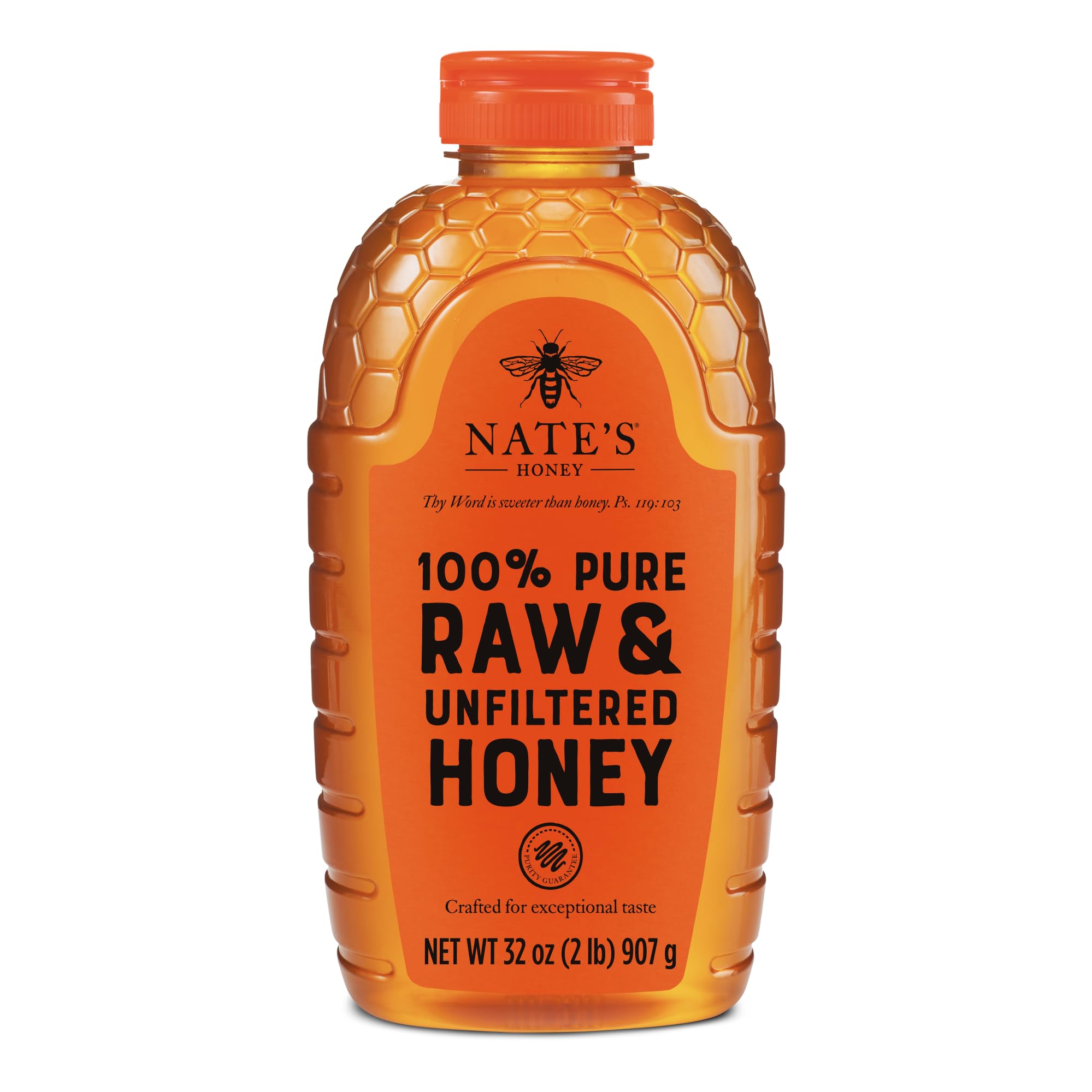 Nature Nate's Raw & Unfiltered Honey — 32 oz