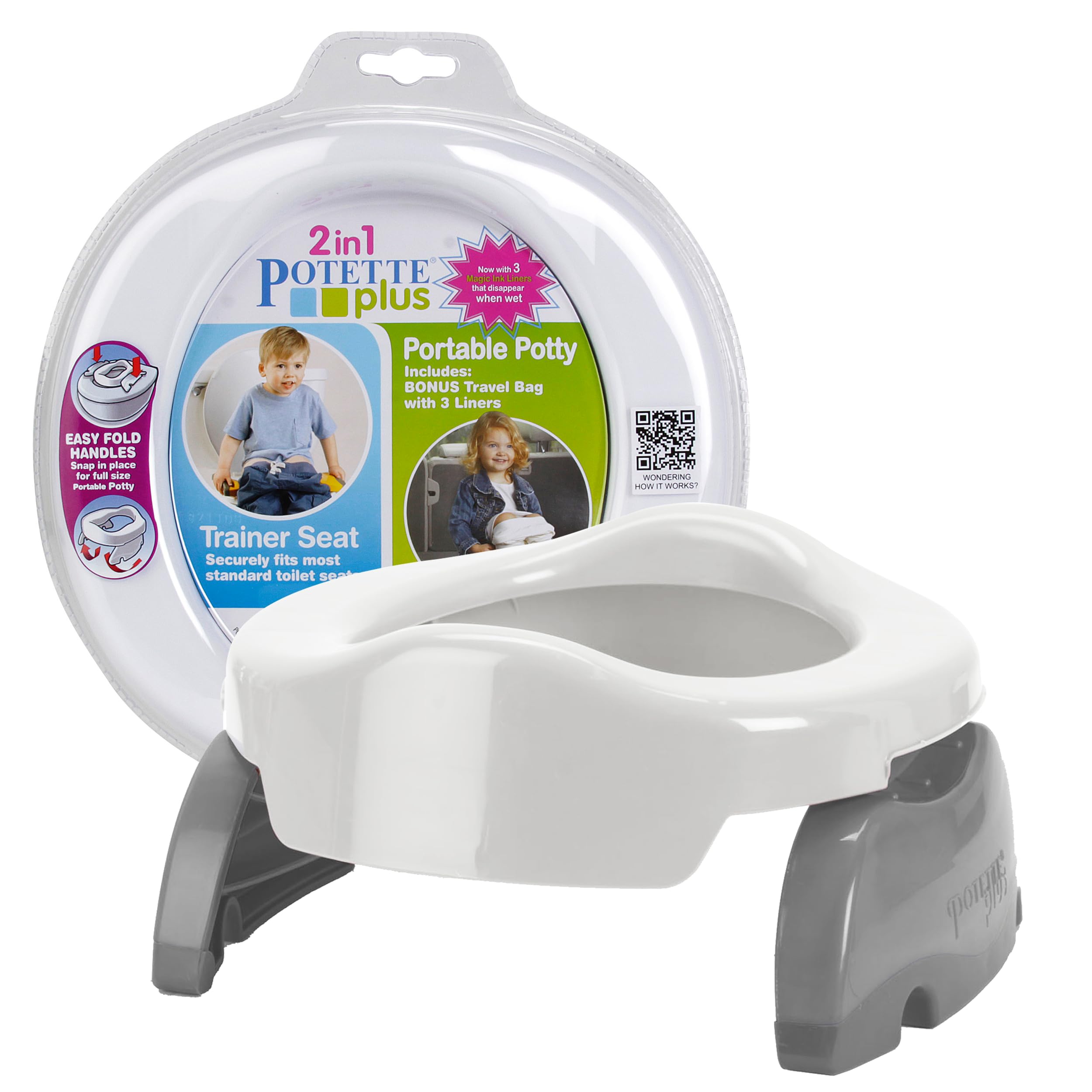 Potette Plus 2‑in‑1 Travel Potty
