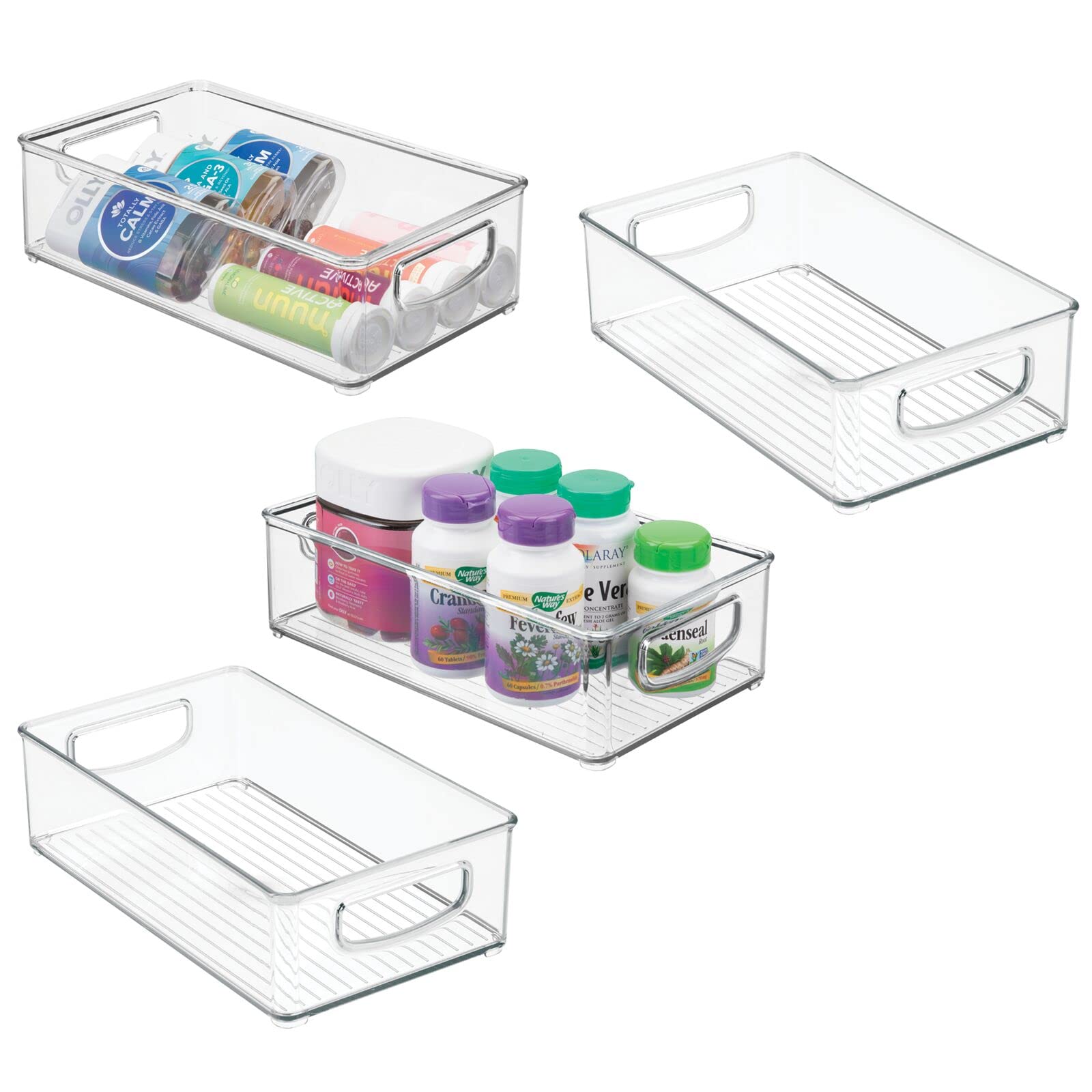 mDesign Low-Profile Storage Bins