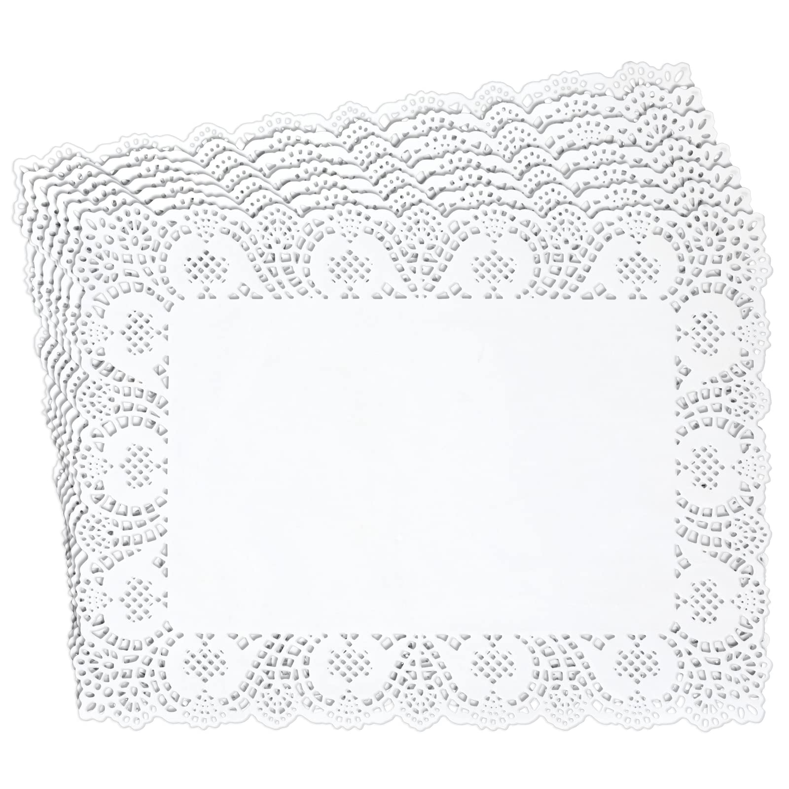 Juvale Rectangular Paper Doilies