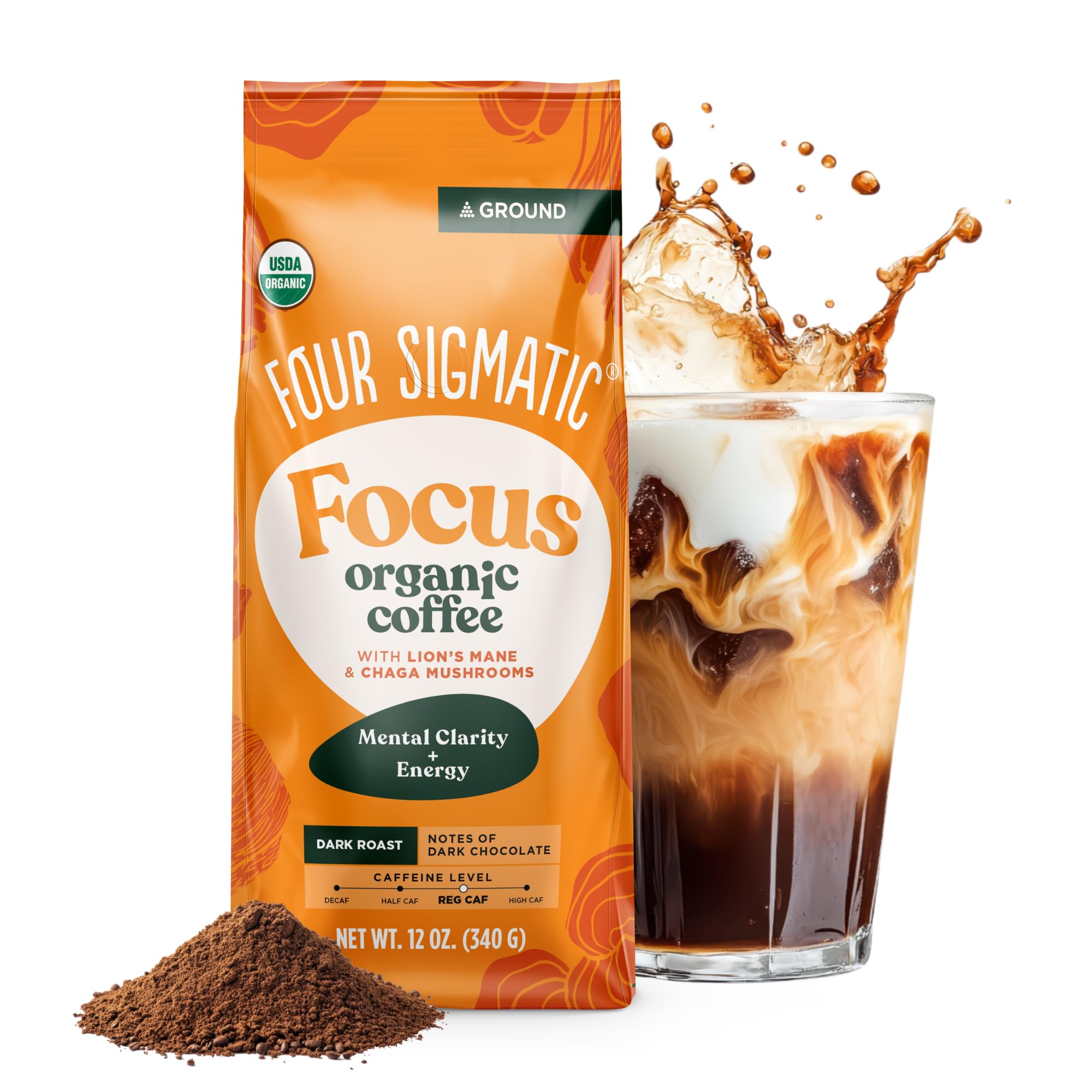 Four Sigmatic Focus Mushroom Coffee (Ground)