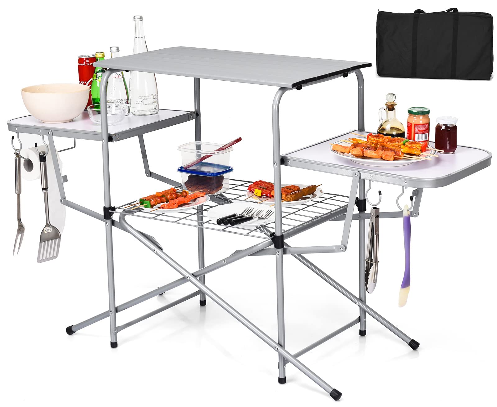 Giantex Folding Grill Prep Table