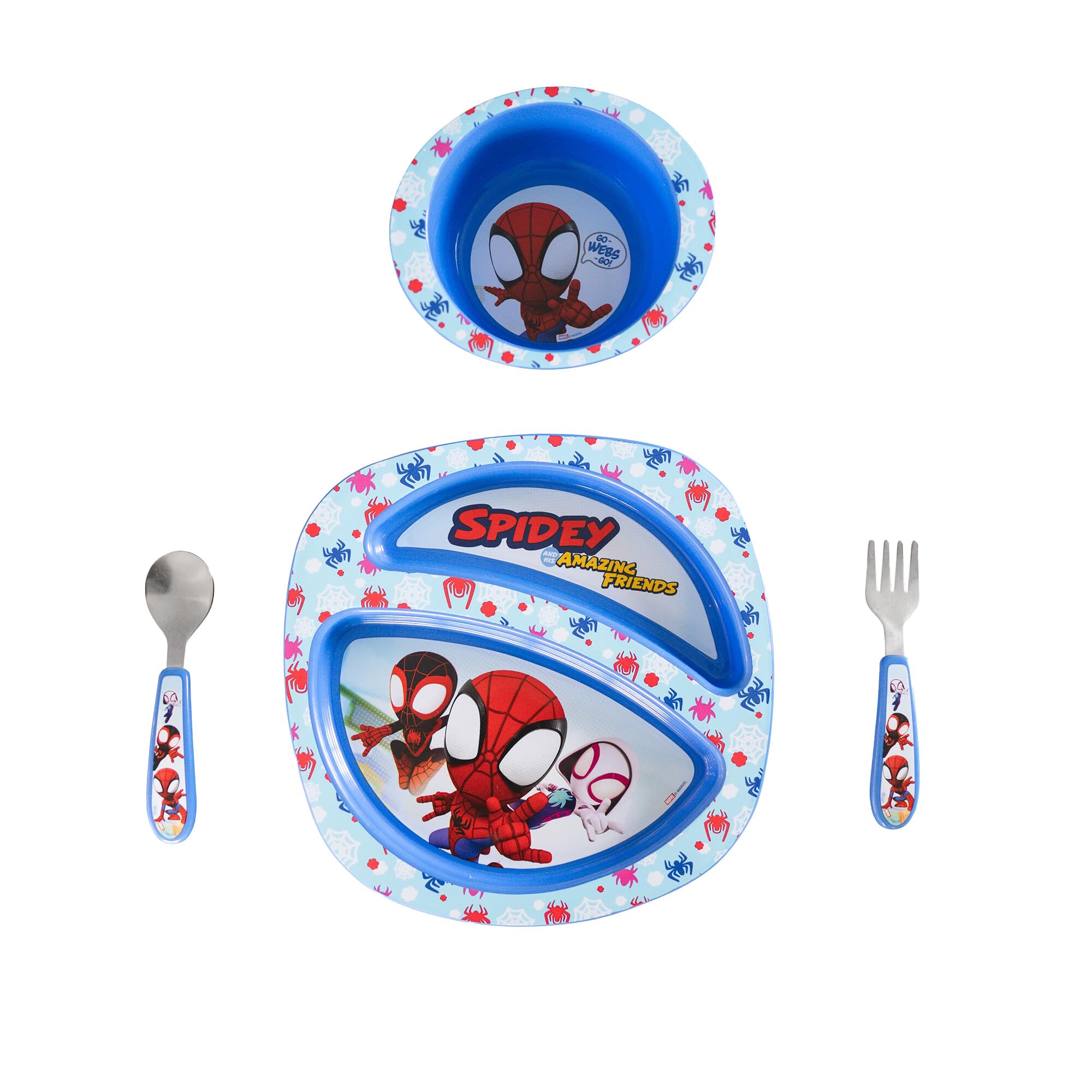 The First Years Spidey and His Amazing Friends Toddler Dinnerware Set - 4 Count