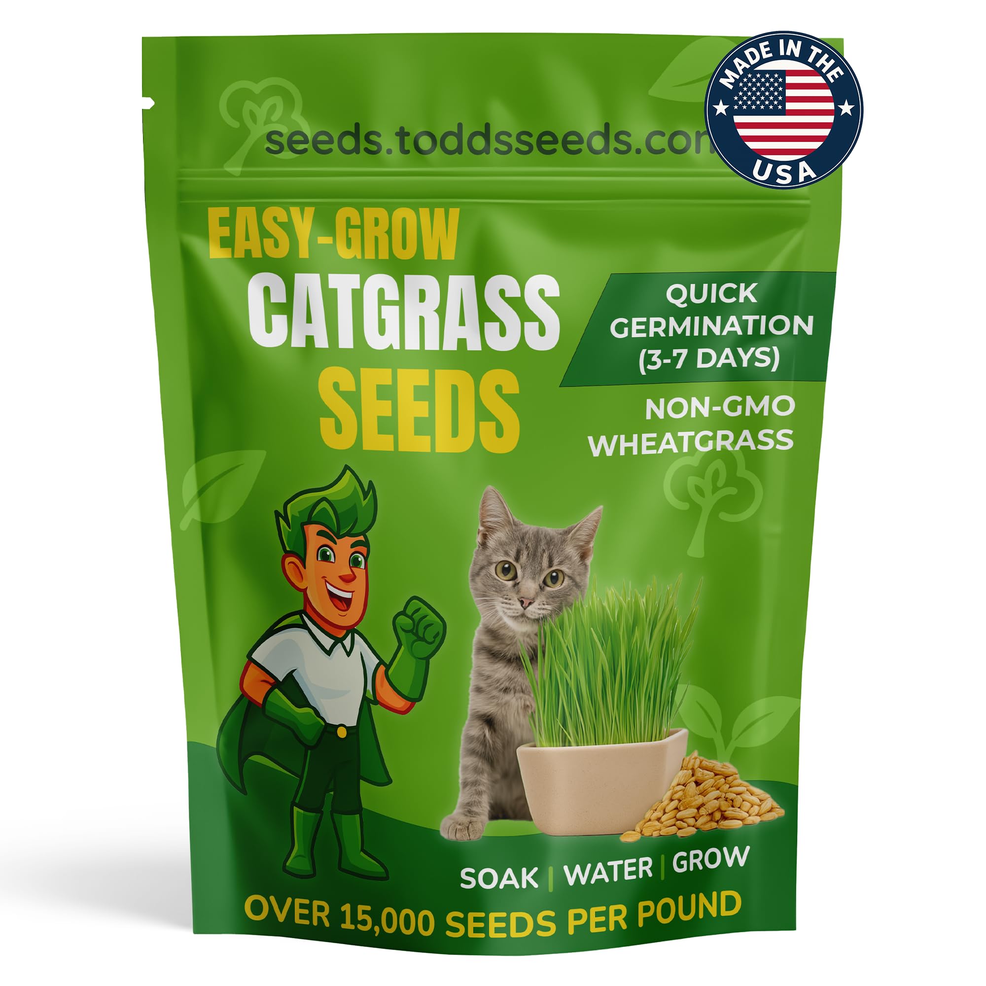 Todd's Seeds Cat Grass Wheatgrass
