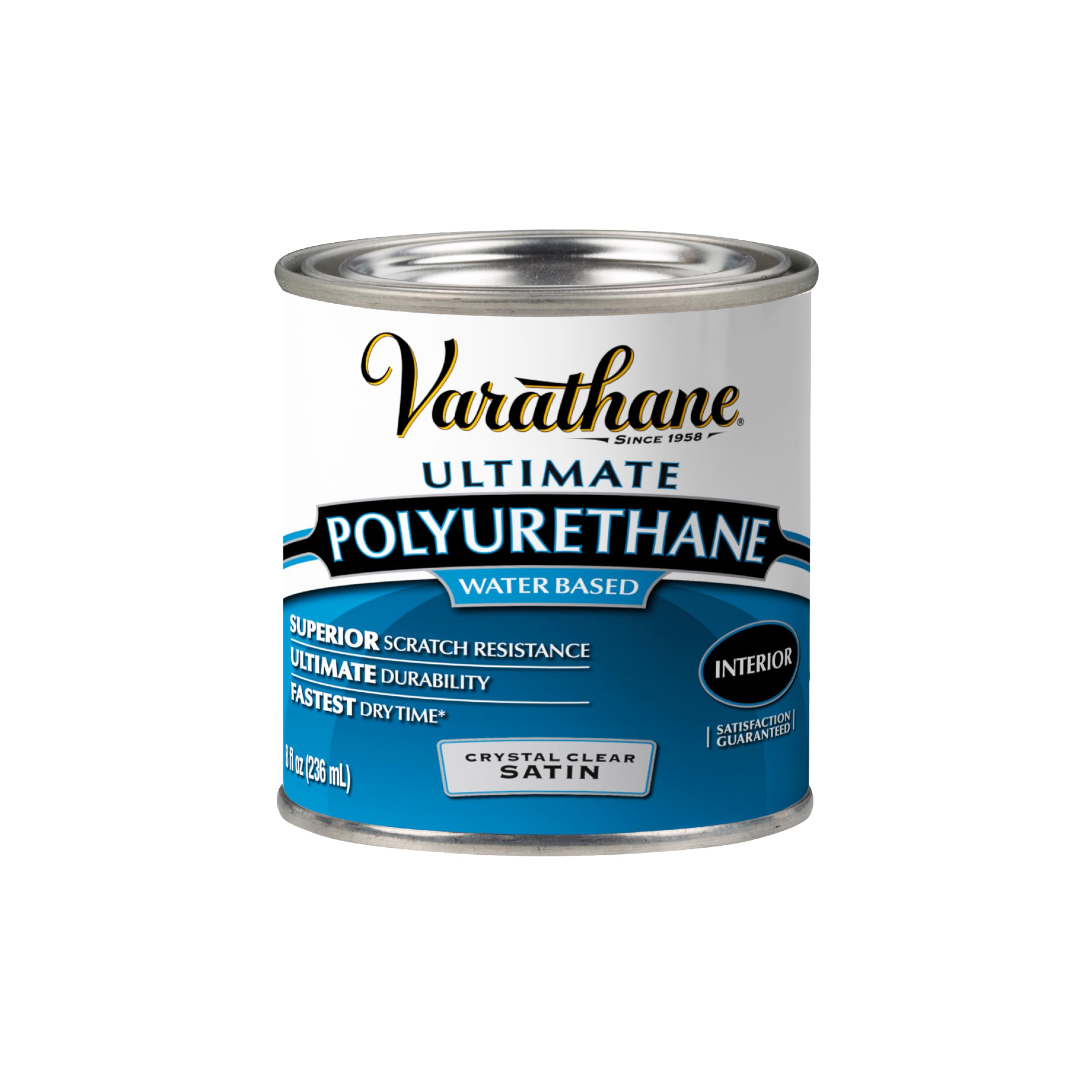 Varathane Crystal Clear Water-Based Polyurethane (Satin)