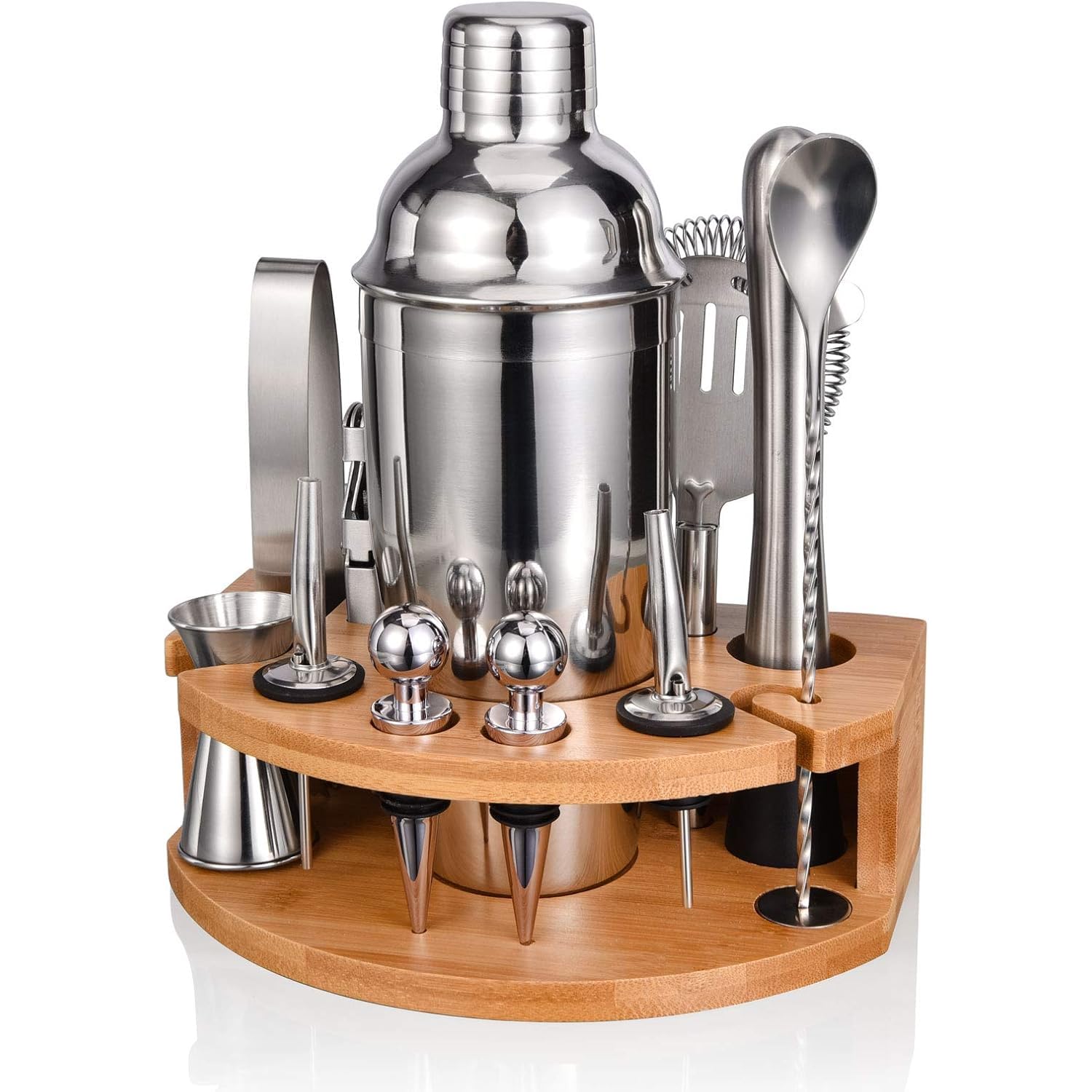 12-Piece 25oz Cocktail Set with Stand