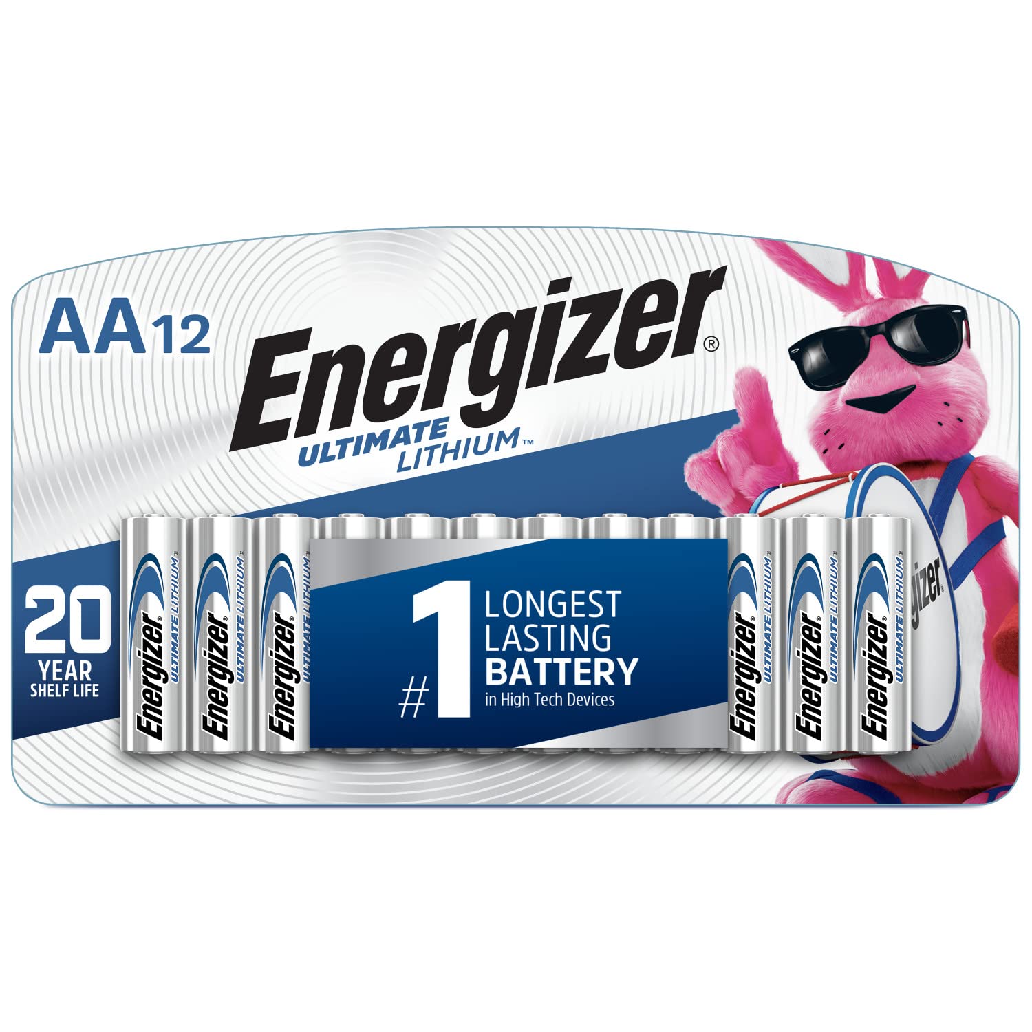 Energizer Ultimate Lithium AA — ultimate shelf life and extreme temps