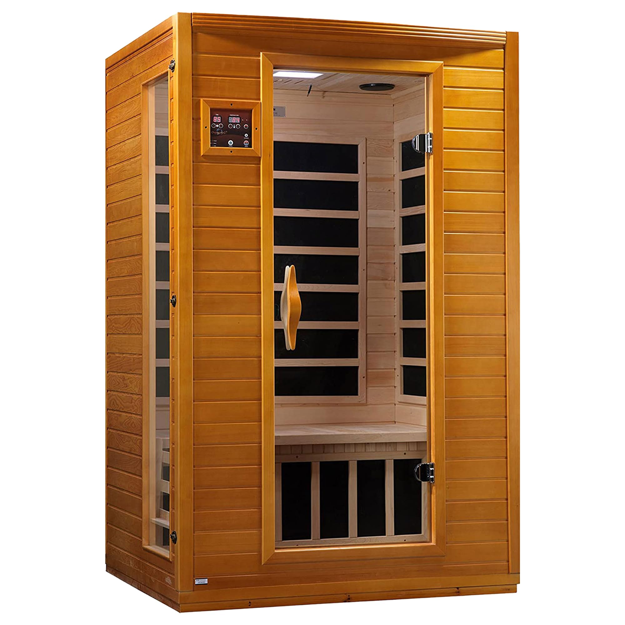 DYNAMIC SAUNAS Andora — 2-Person Infrared Sauna with Red Light Therapy