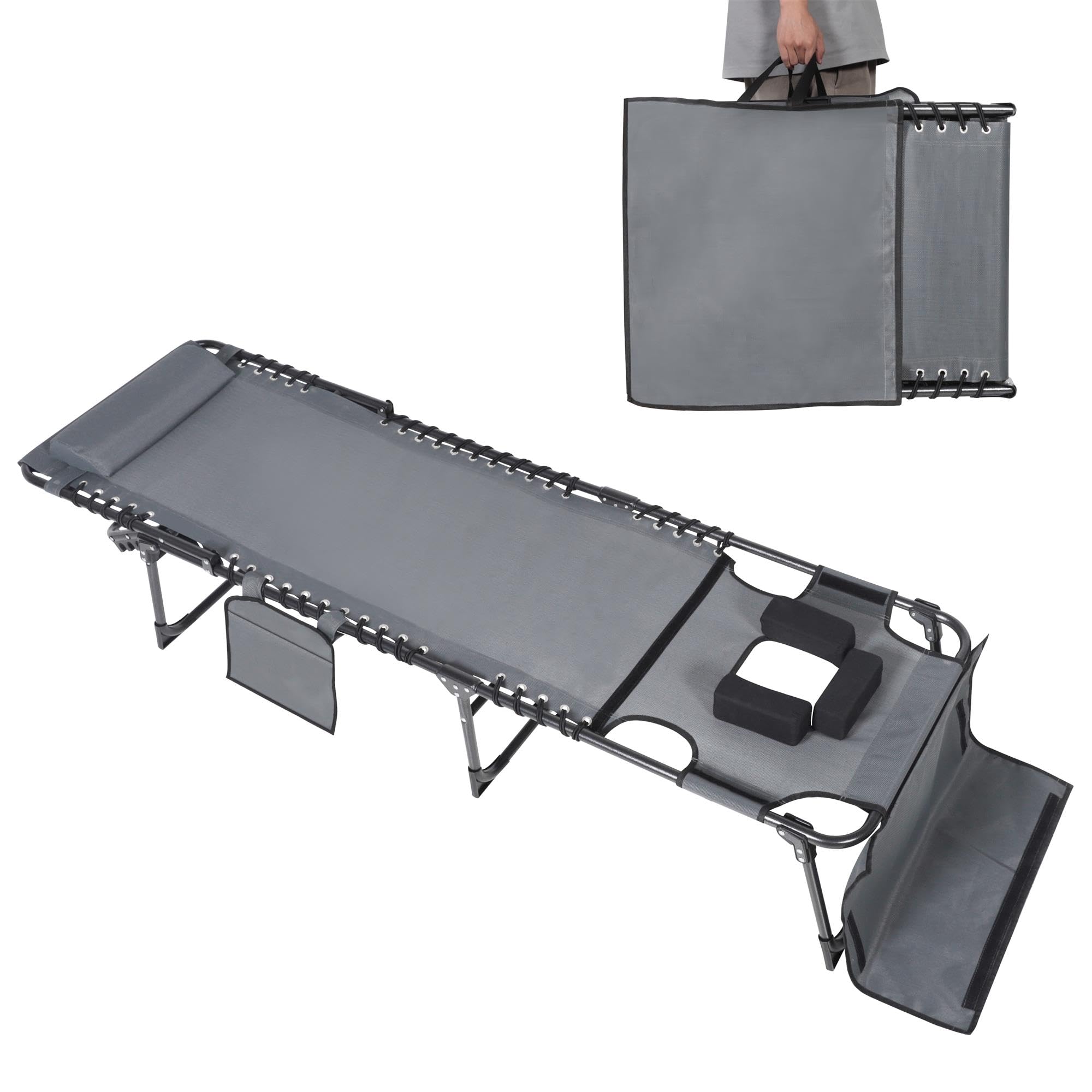 MUPATER Folding Chaise with Face Hole