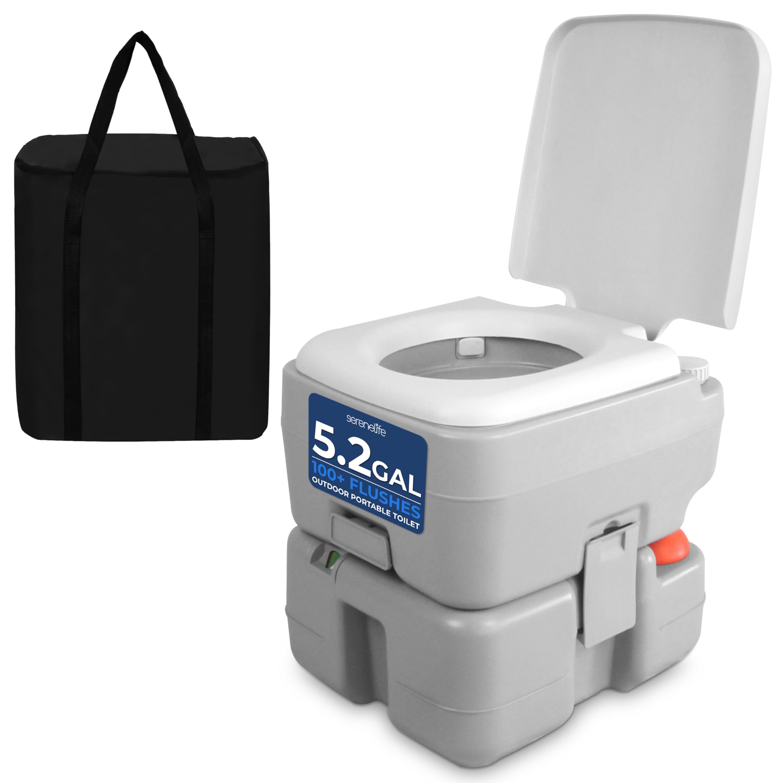 SereneLife 5.2-Gallon Portable Toilet