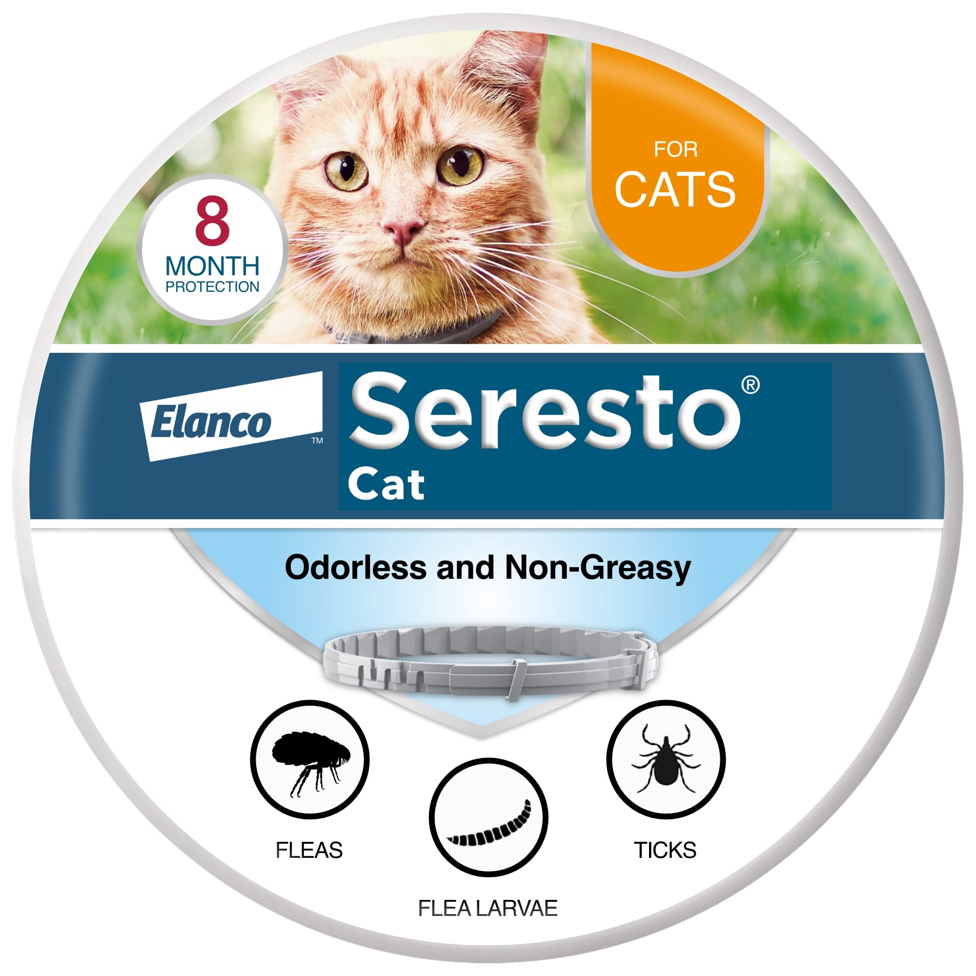 Seresto Cat Vet-Recommended Flea & Tick Collar — 8 Months