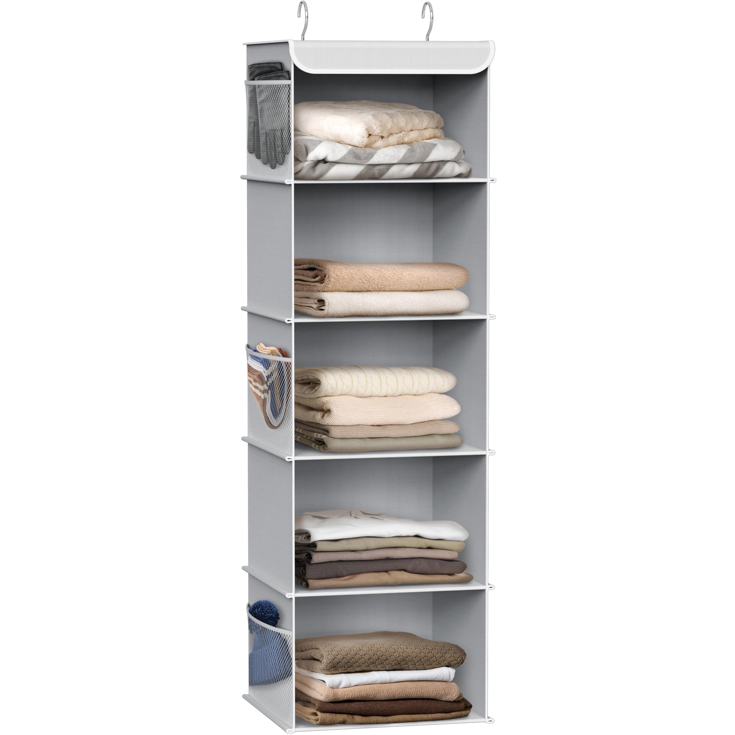Simple Houseware 5-Shelf Hanging Closet Organizer
