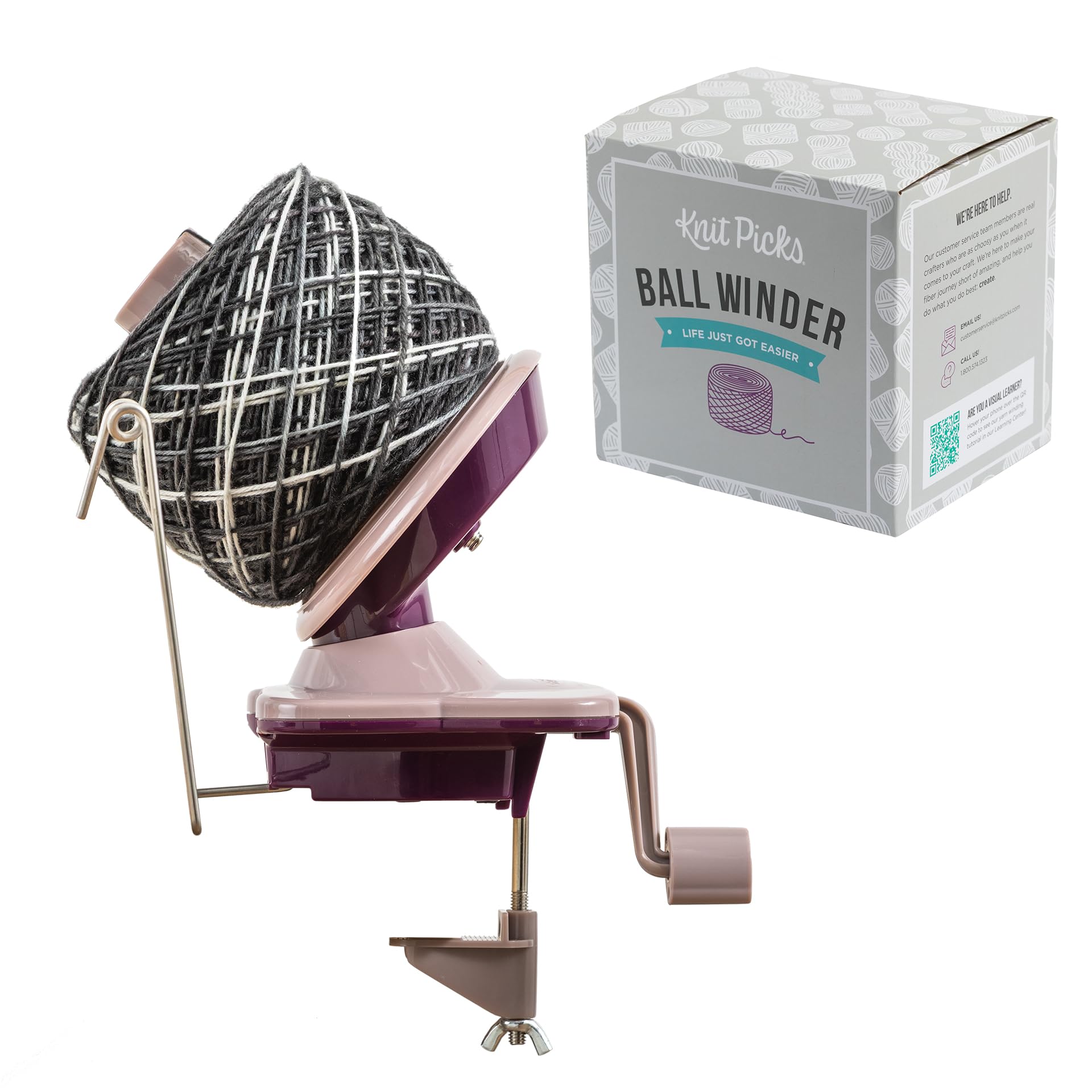 Knit Picks Ball Winder (Purple)