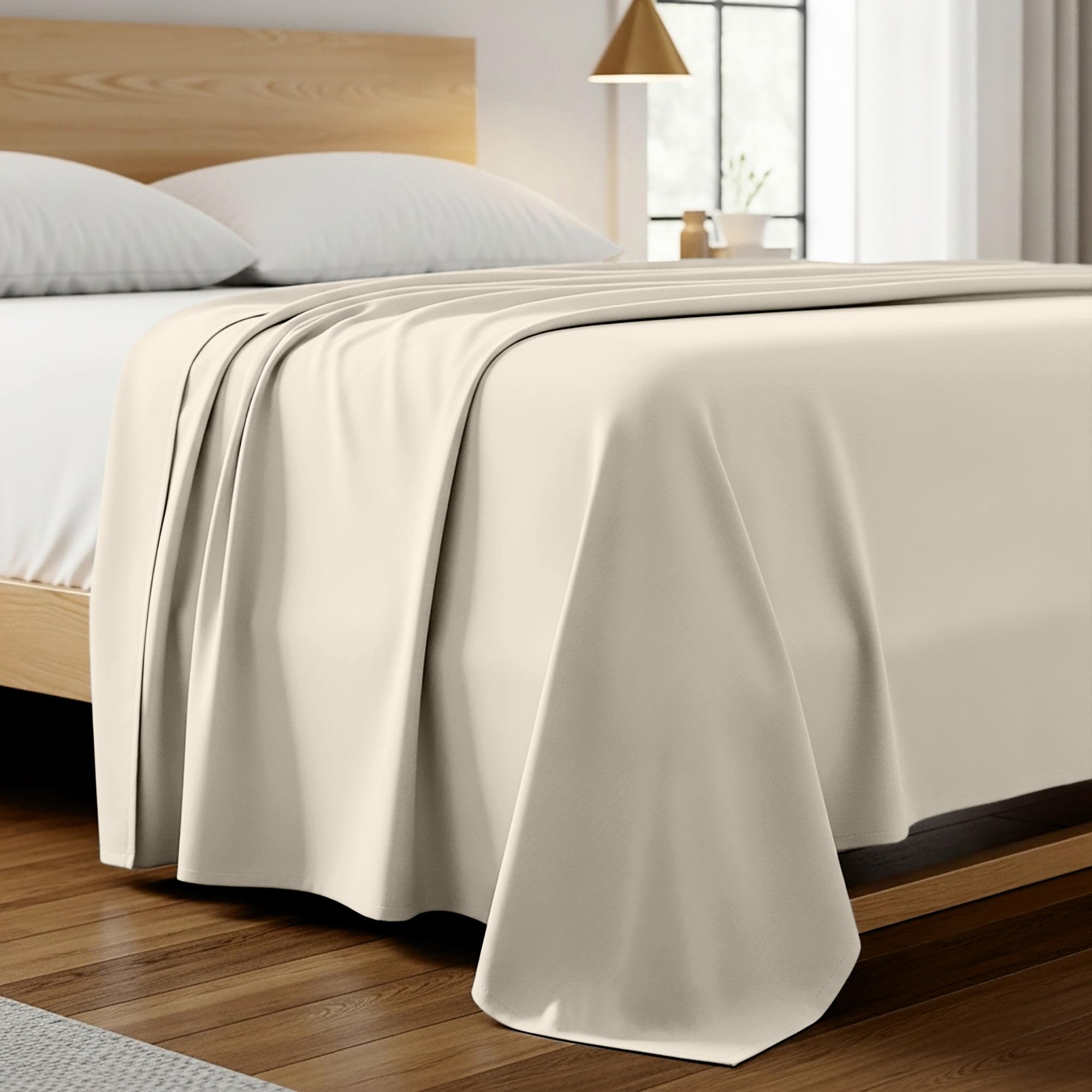 Mellanni Iconic Twin Flat Sheet