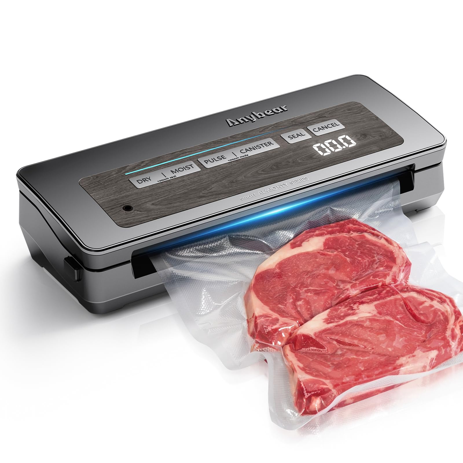 Anybear Vacuum Sealer Machine — 90kPa 120W All-in-1 Food Storage