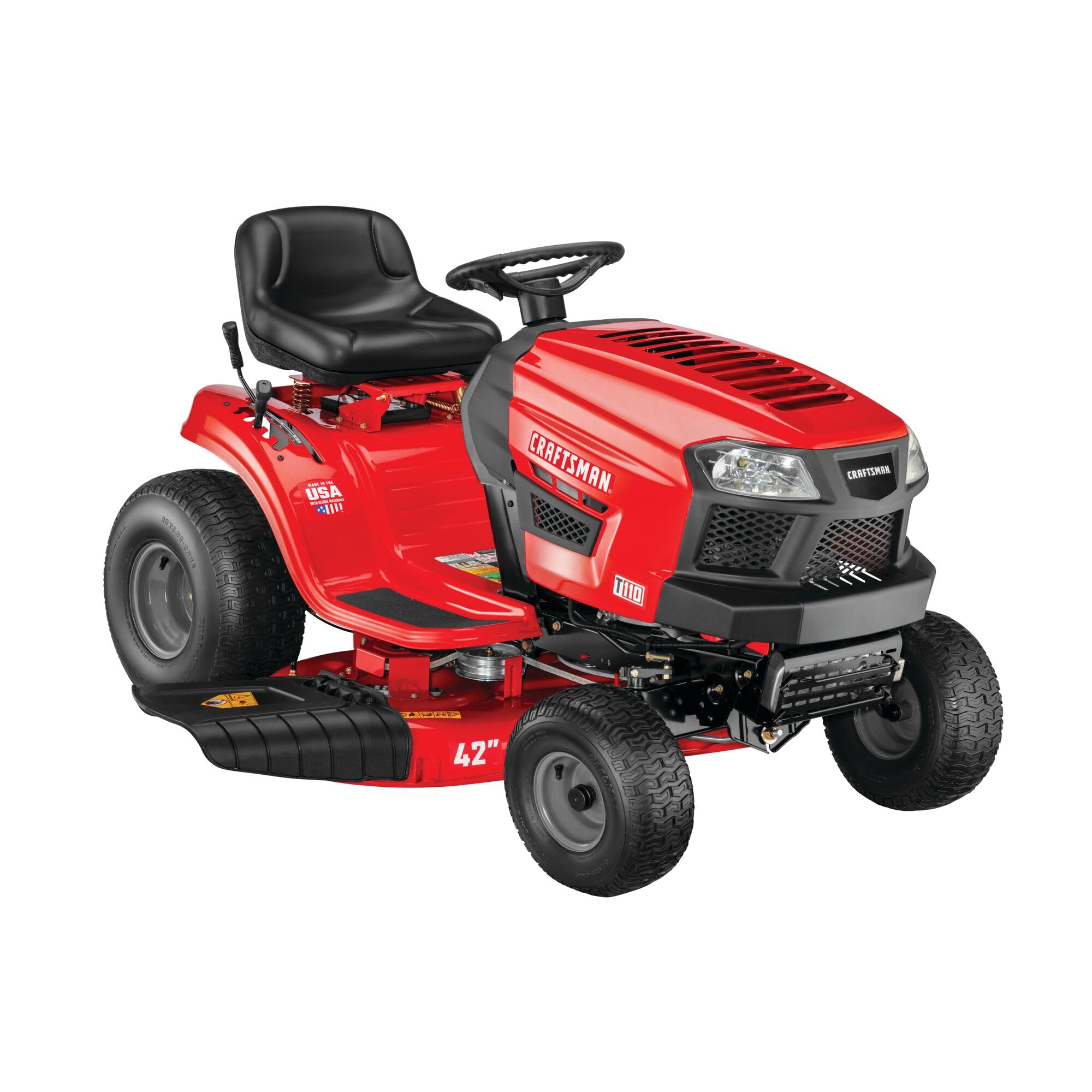 CRAFTSMAN 42" Gas Riding Lawn Mower with 17.5 HP Briggs & Stratton Engine