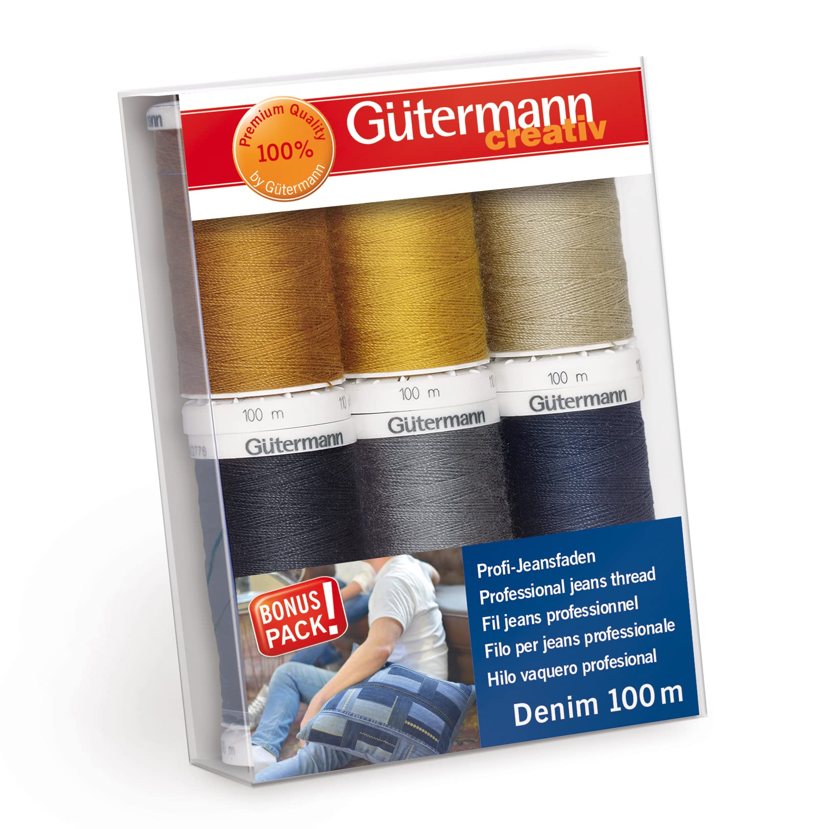 Gutermann Denim 12wt Thread Pack