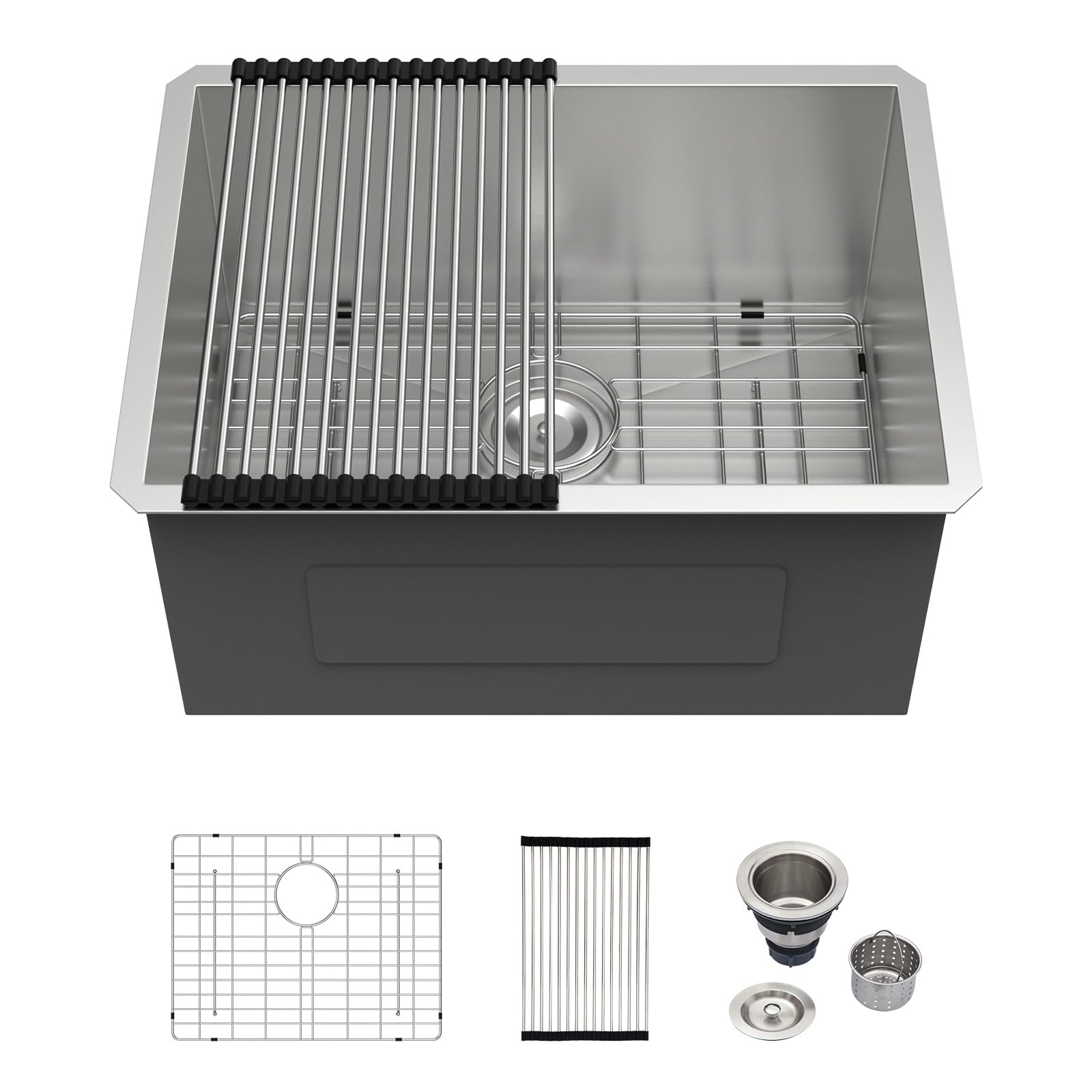Logmey 24" Undermount Stainless Sink