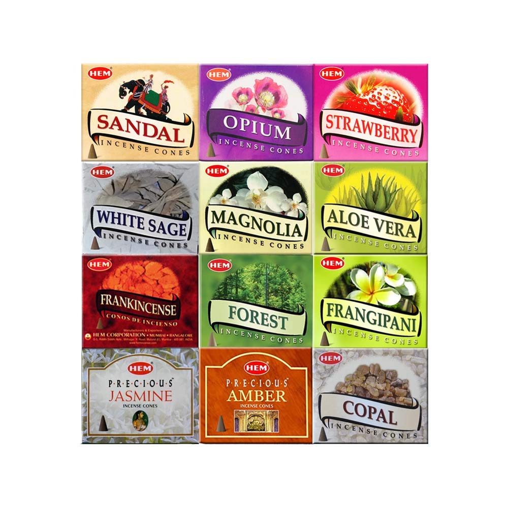 HEM Assorted Incense Cones Variety Pack