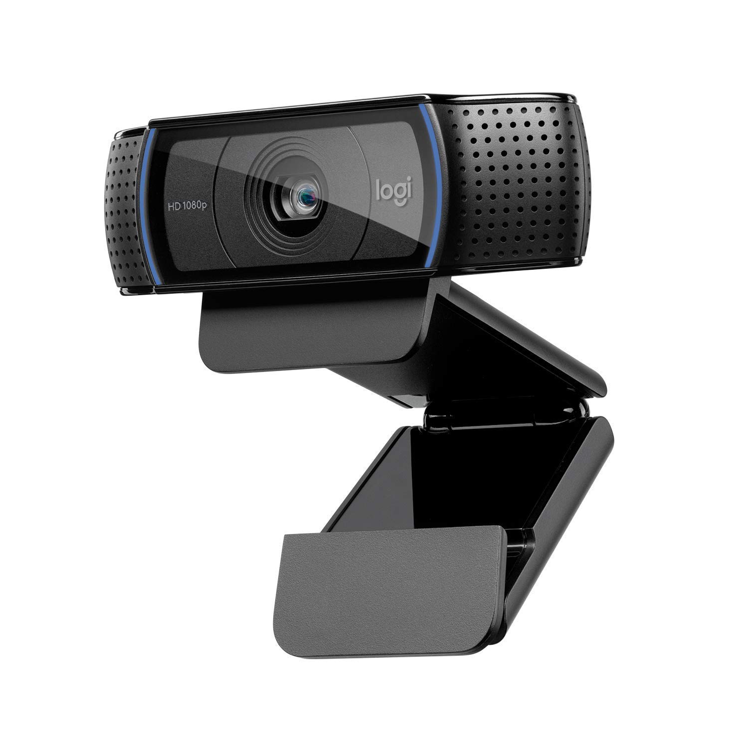 Logitech HD Pro Webcam C920 — Full HD 1080p, Autofocus, Dual Mics
