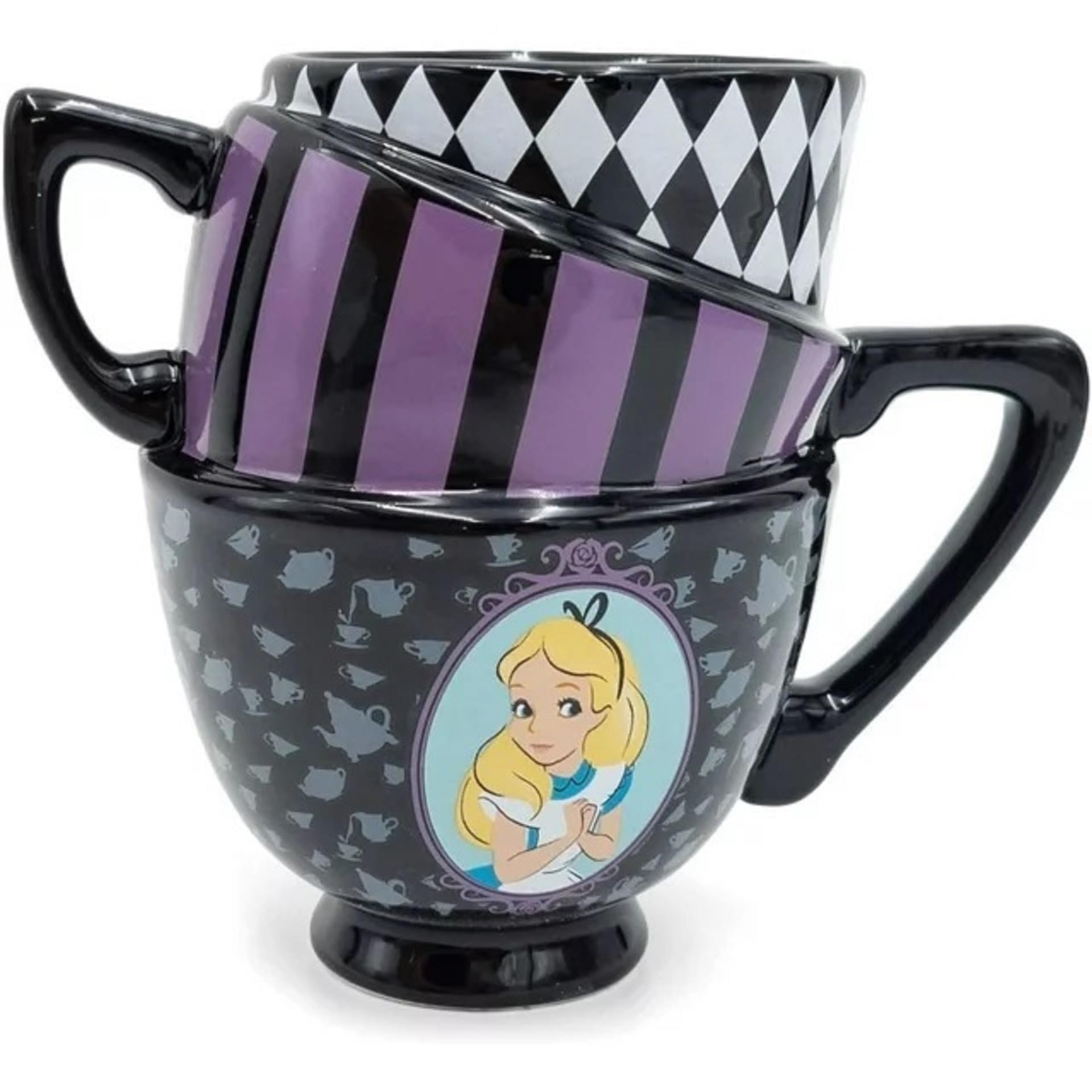 Silver Buffalo Alice in Wonderland 3D Mug
