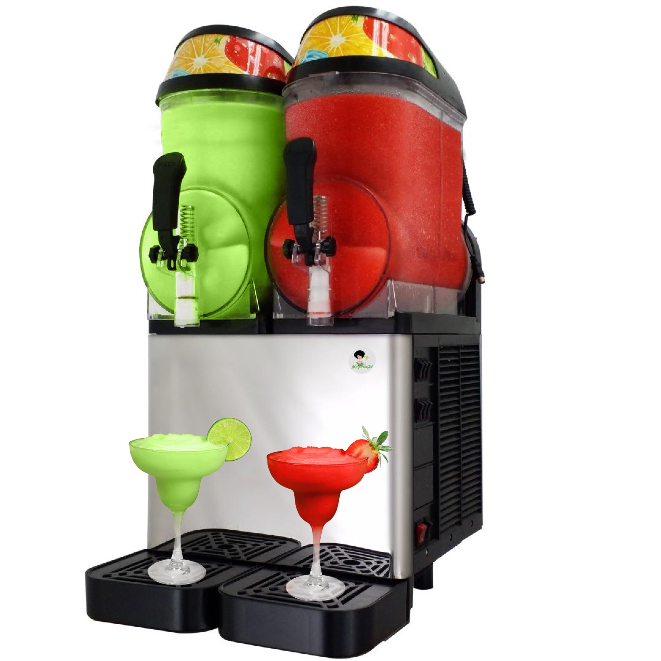 Margarita Girl Double Tank Commercial Slushie Machine