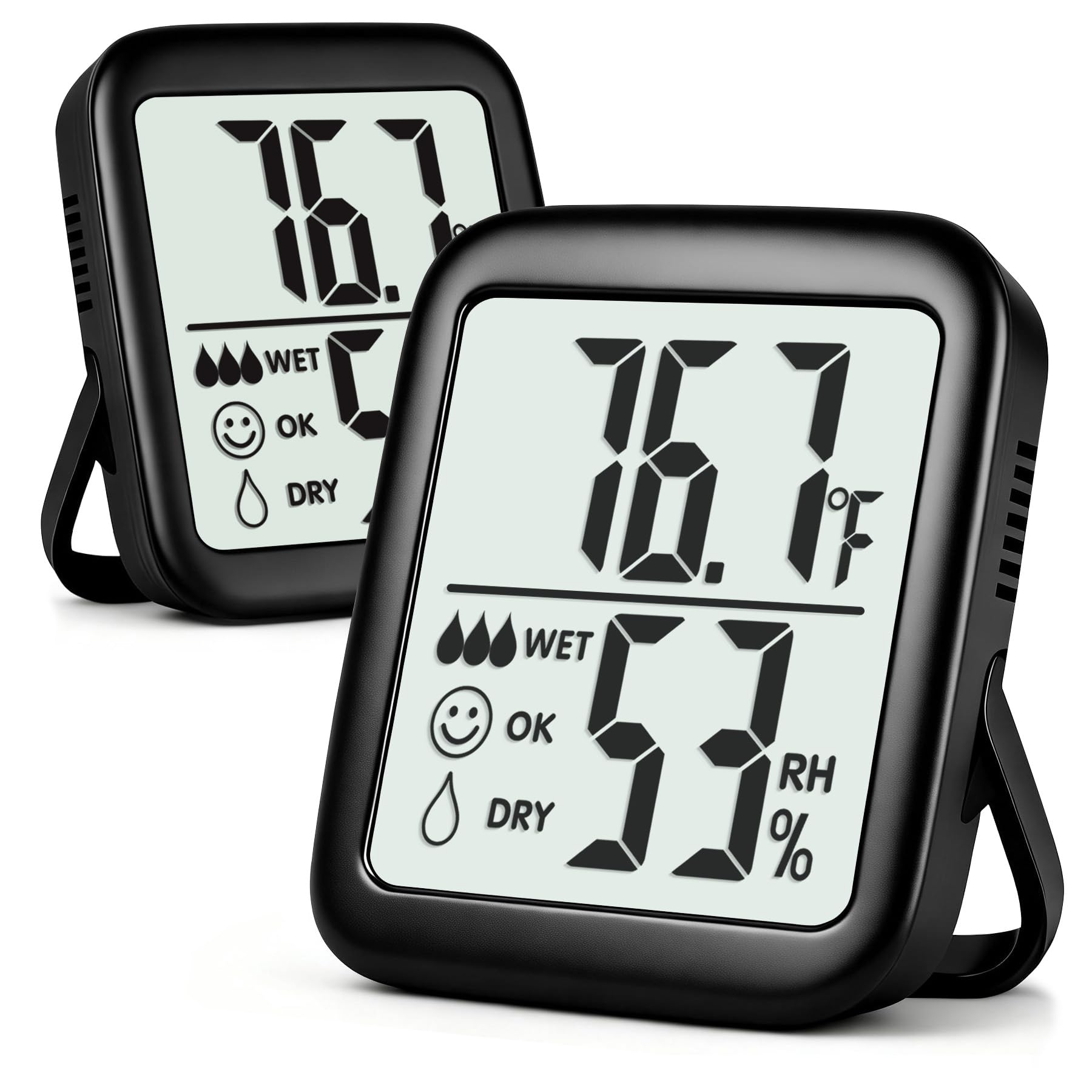Antonki 2-Pack Digital Hygrometers