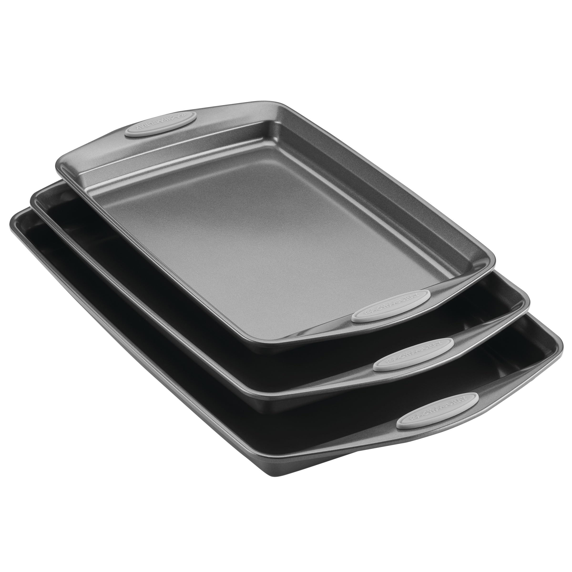 Rachael Ray Nonstick 3-Piece Cookie Pan Set