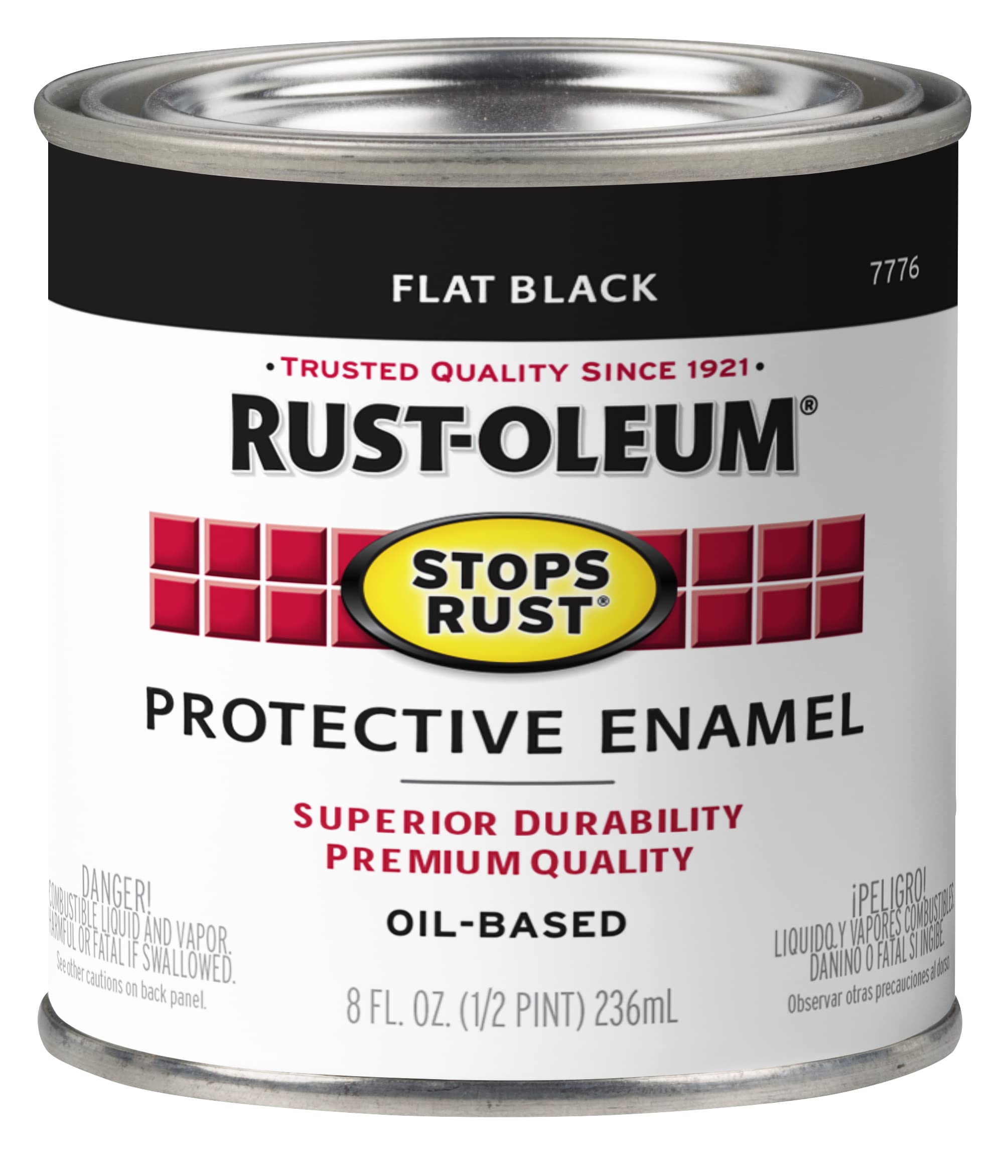 Rust-Oleum Stops Rust Flat Enamel (8 oz)