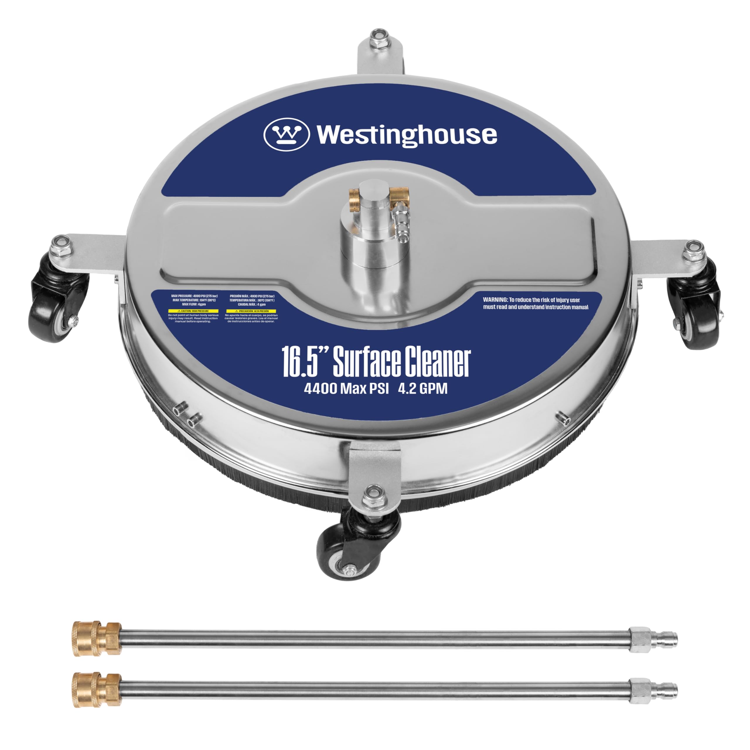 Westinghouse Universal 16.5” Stainless Steel Pressure Washer Surface Cleaner Attachment