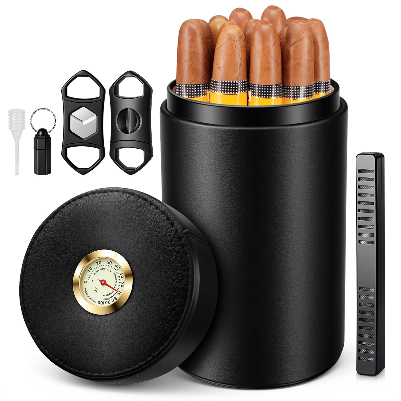 Scotte Leather Cedar Canister